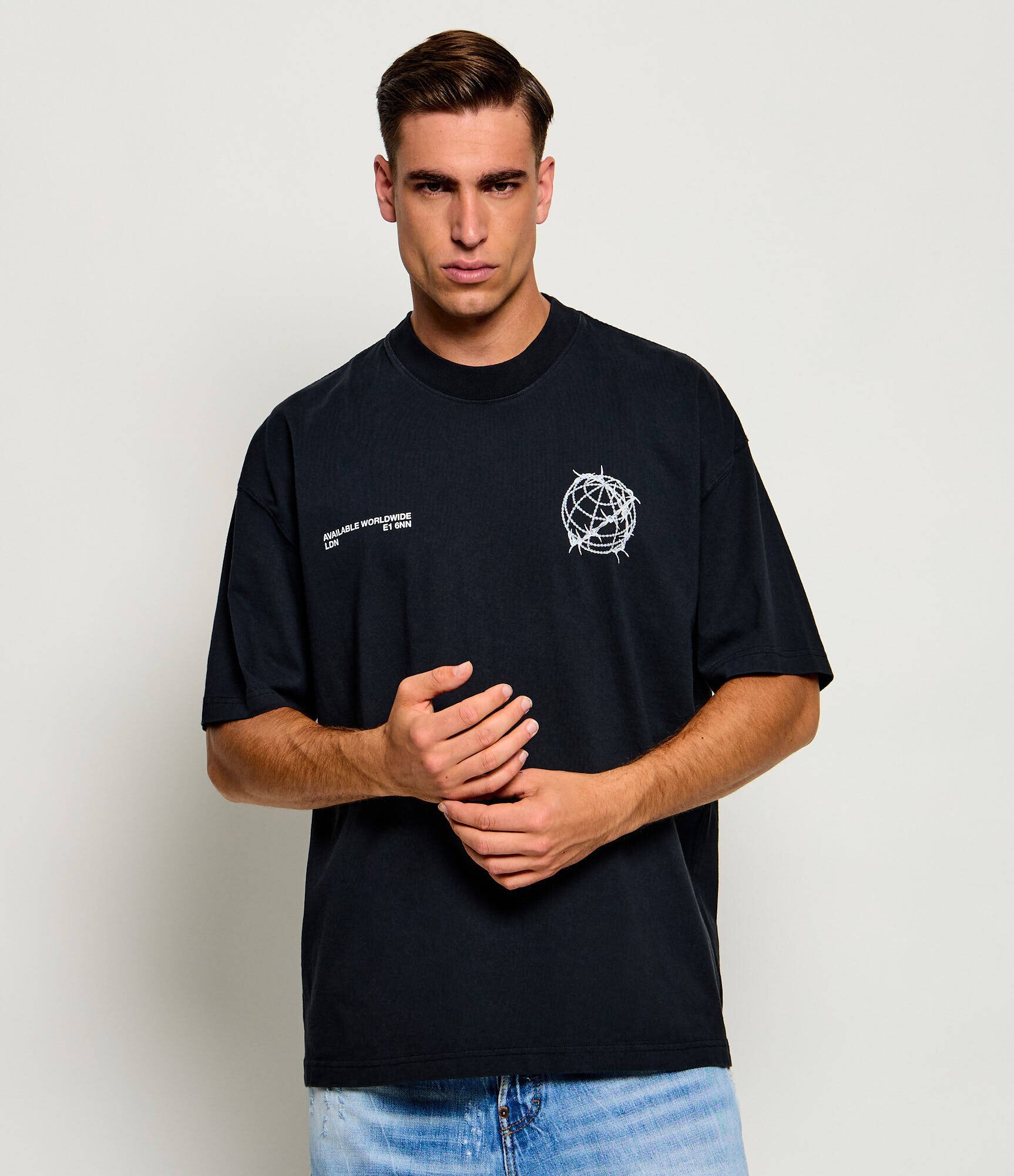 AllSaints Tricou Caller | Oversize fit