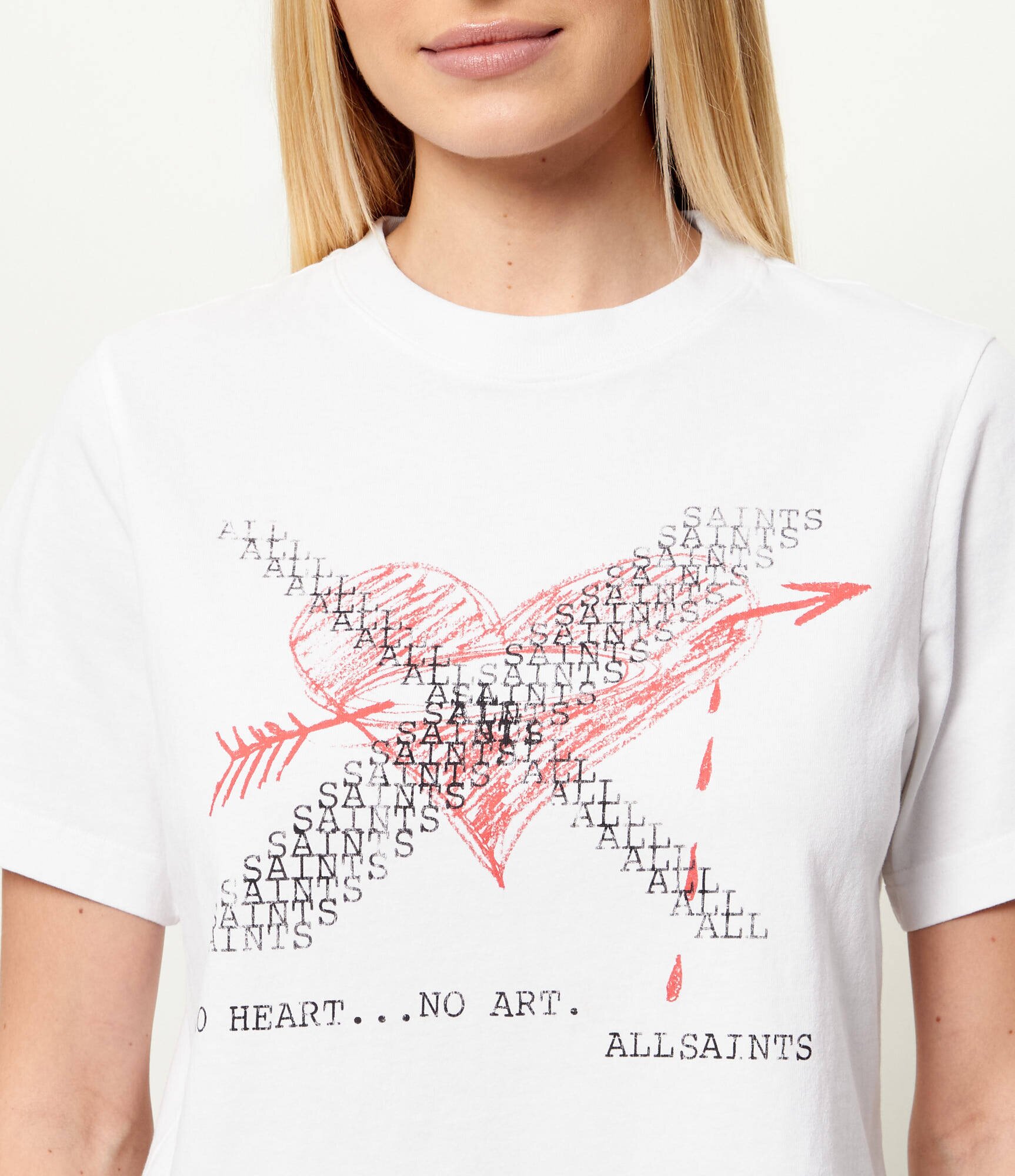 AllSaints Tricou HEARTACHE LISA | regular fit