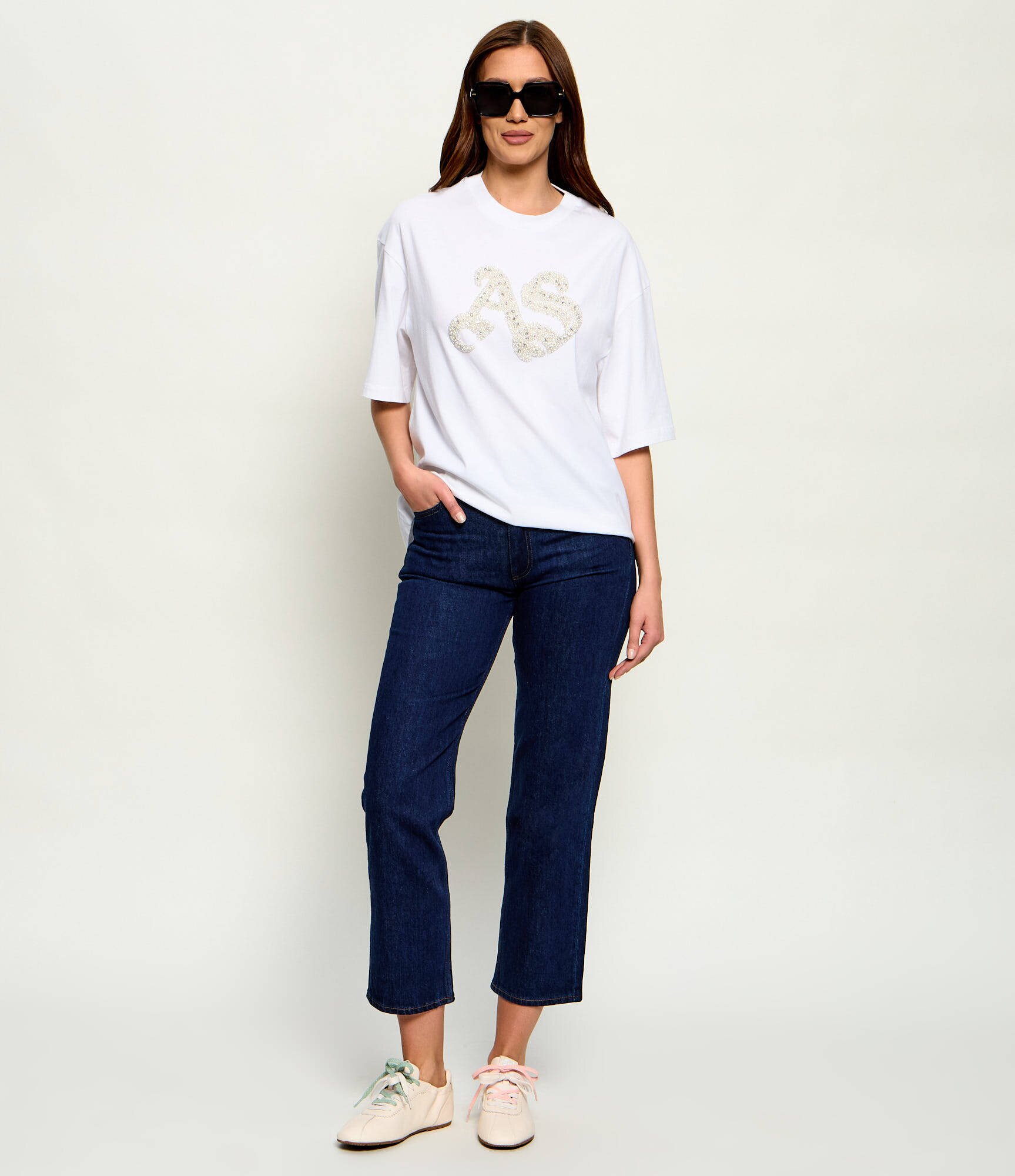 AllSaints Tricou Icon Amelie | Oversize fit