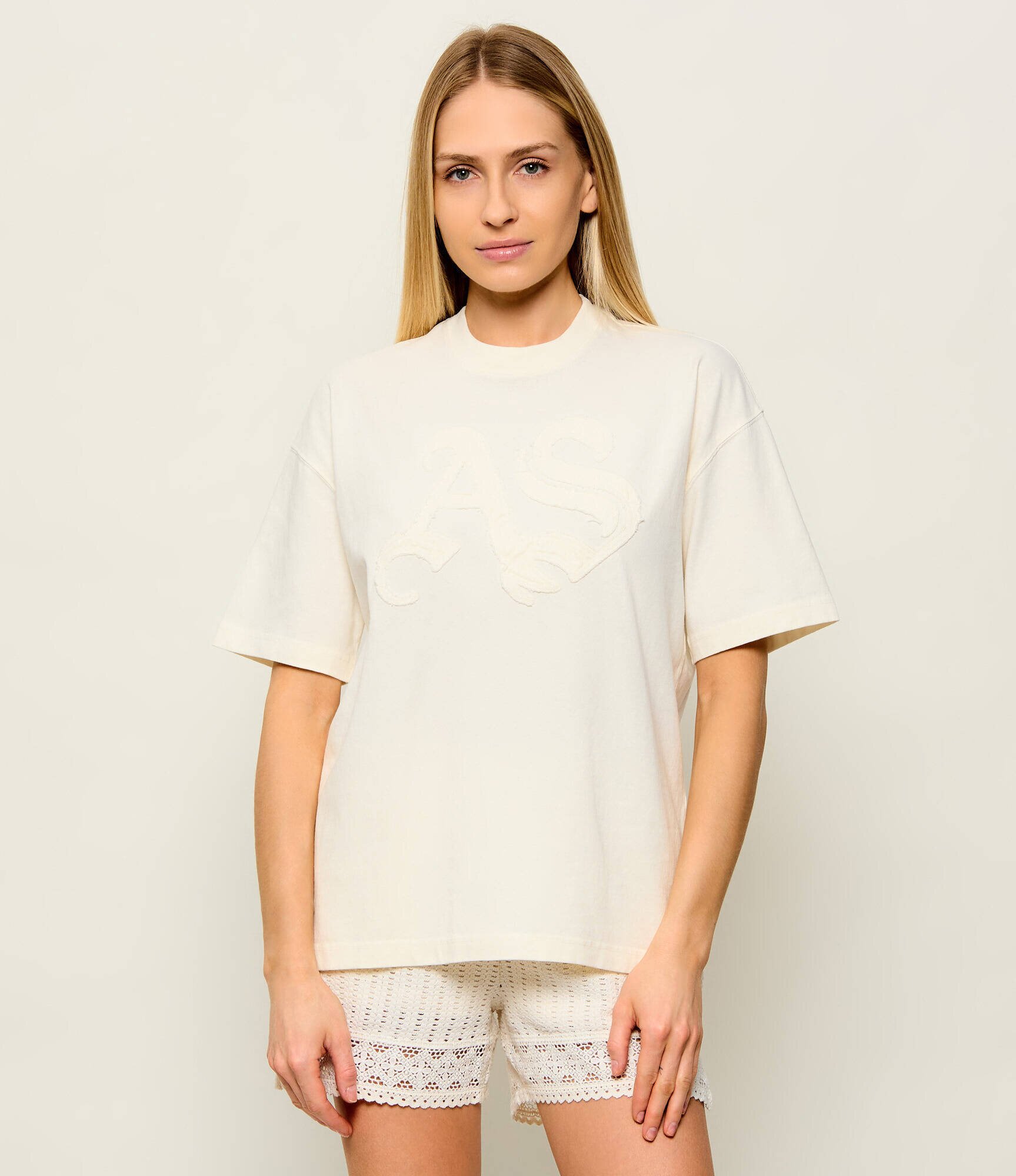 AllSaints Tricou Insignia Etta | Oversize fit