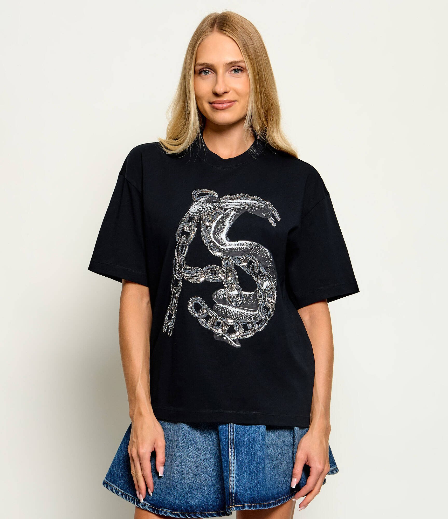 AllSaints Tricou Linx Etta | Oversize fit