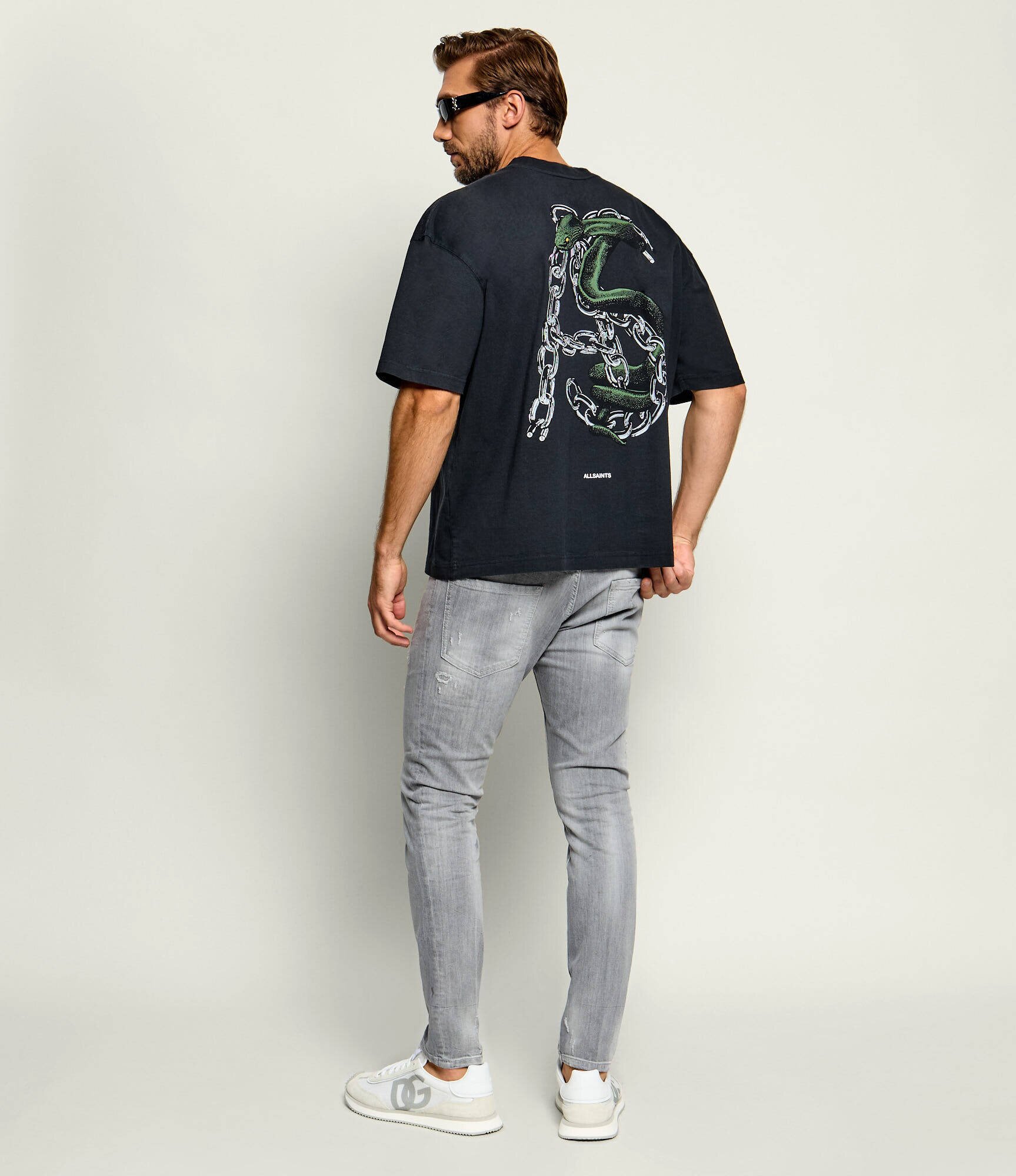 AllSaints Tricou Linx | Loose fit
