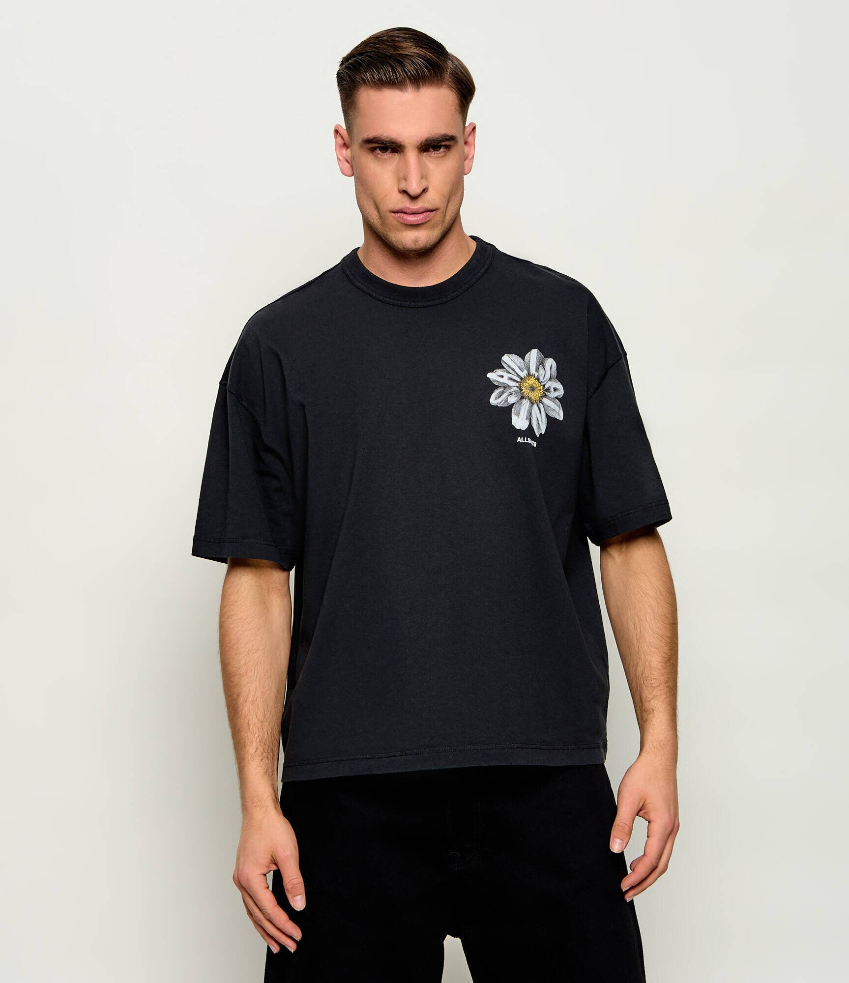 AllSaints Tricou PETALS | Oversize fit