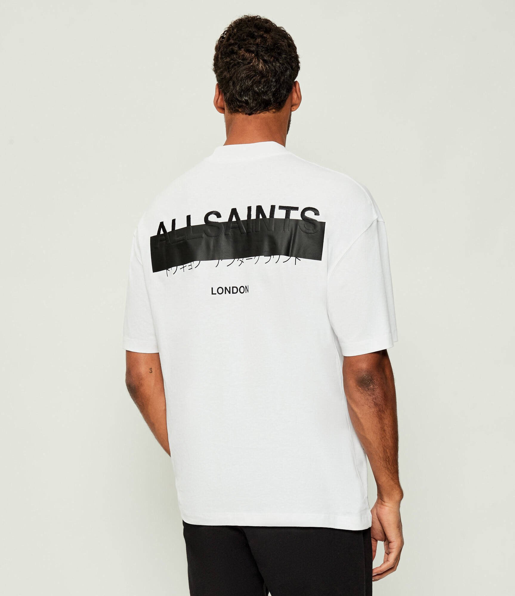 AllSaints Tricou REDACT | Oversize fit