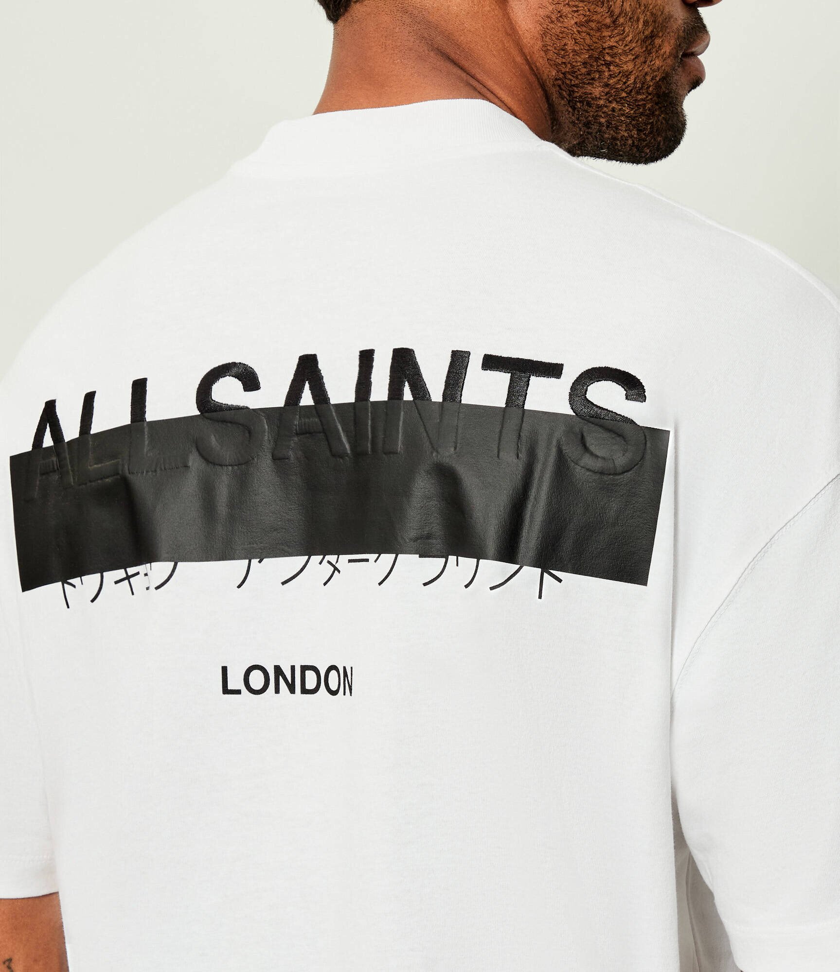 AllSaints Tricou REDACT | Oversize fit