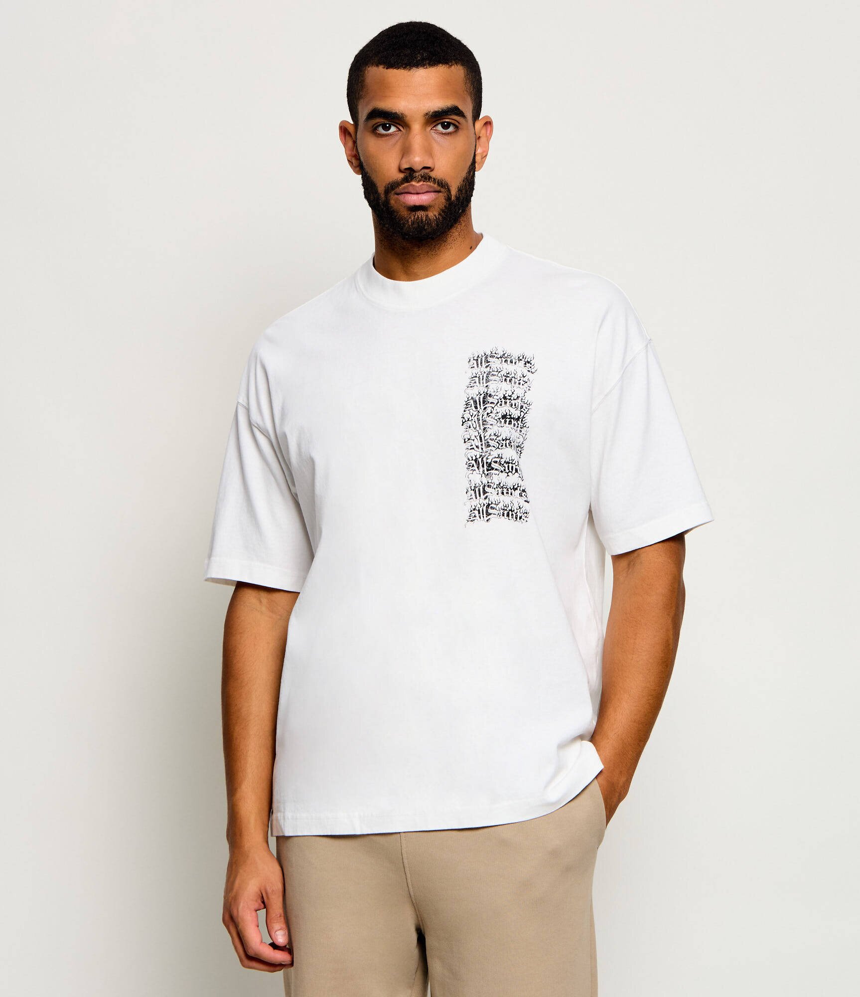 AllSaints Tricou Repeat | Oversize fit