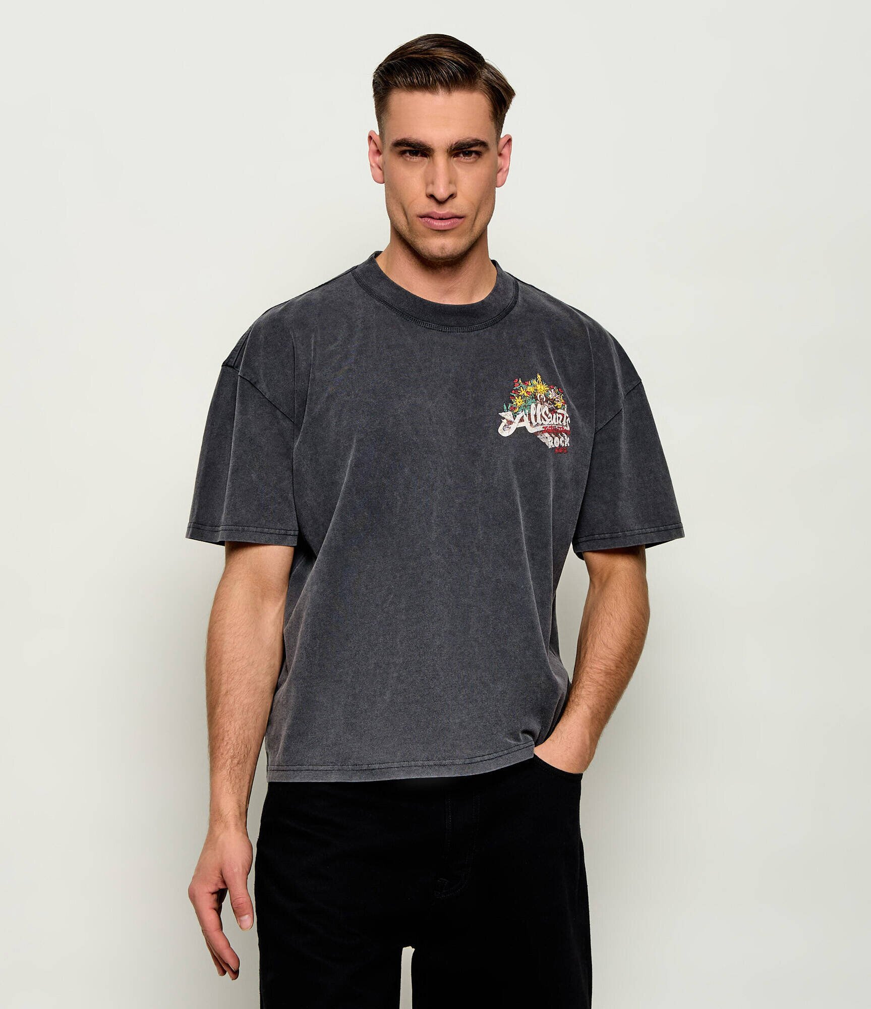 AllSaints Tricou ROQUE | Oversize fit
