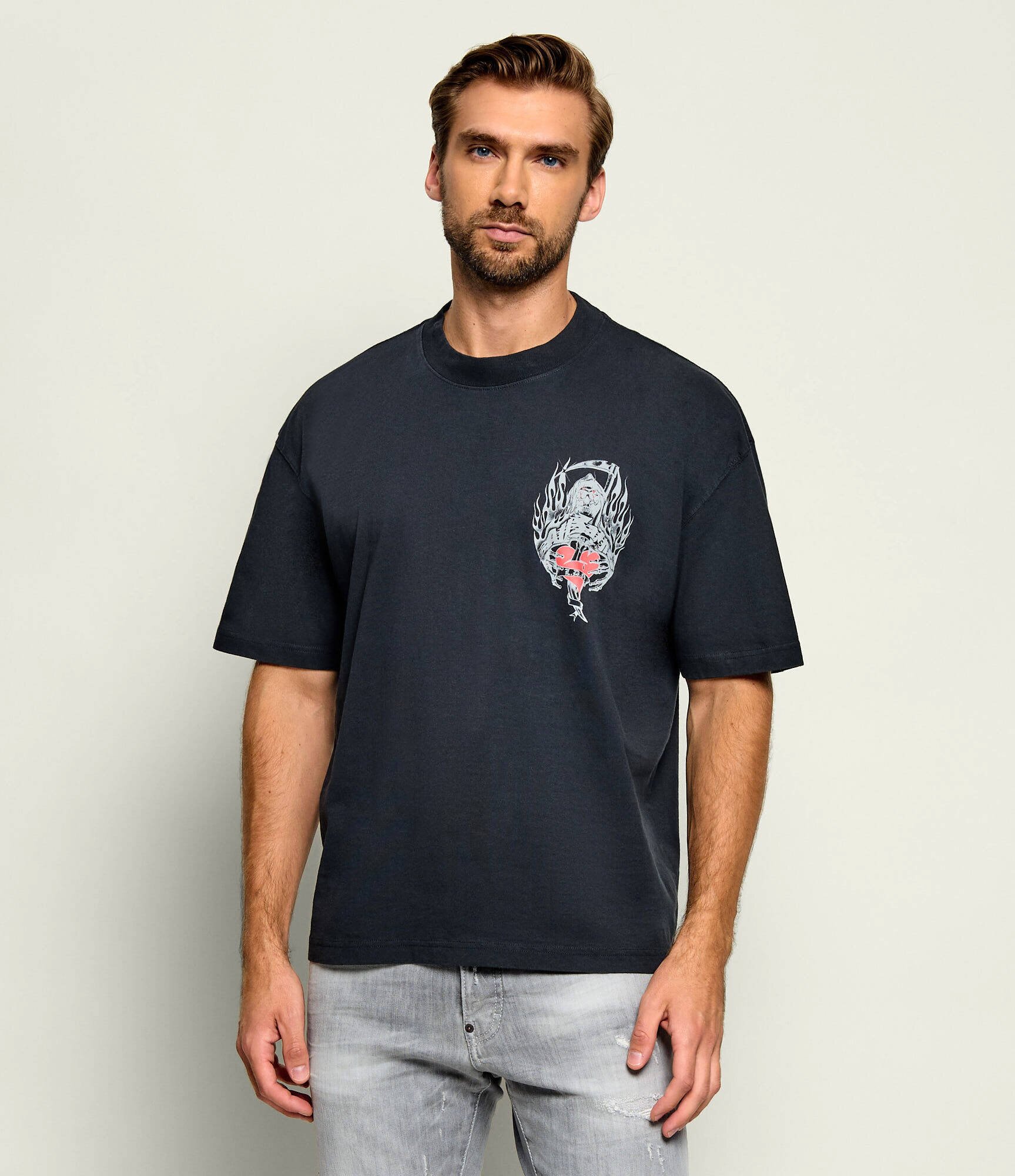 AllSaints Tricou Scimitar | Loose fit