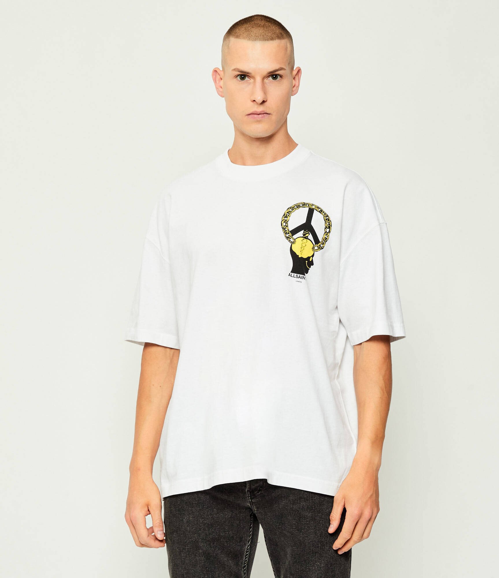 AllSaints Tricou SCREWED | Oversize fit