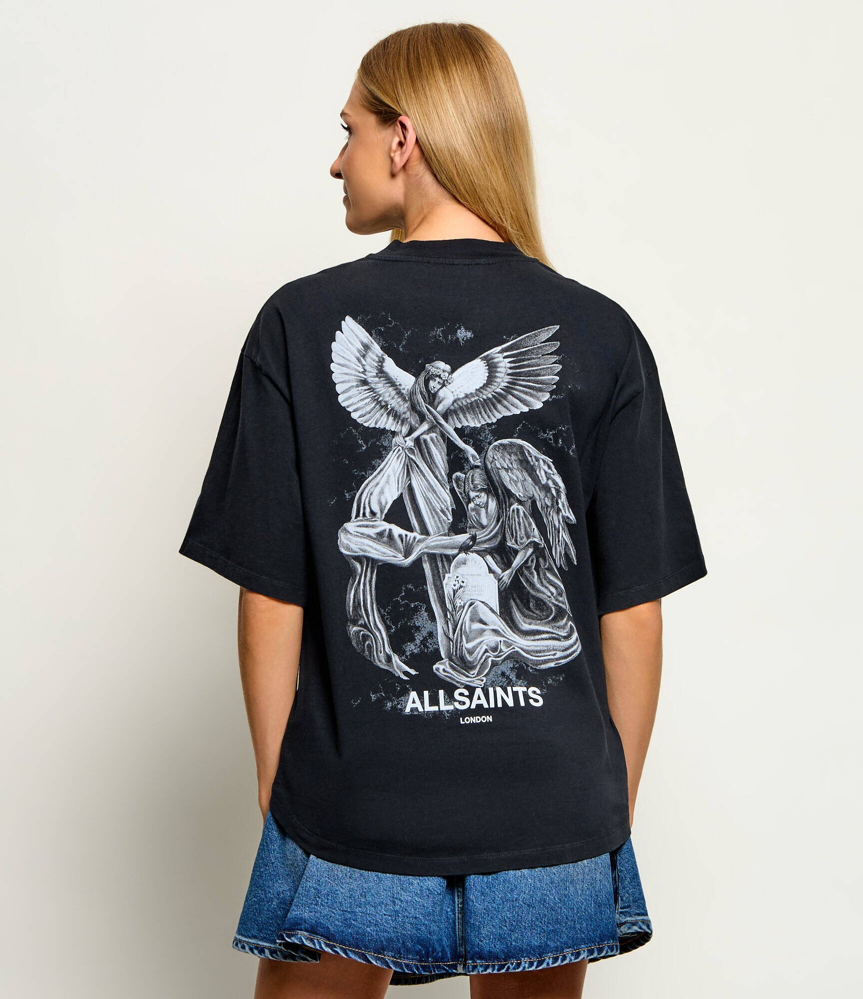 AllSaints Tricou Seraph Amelie | Oversize fit