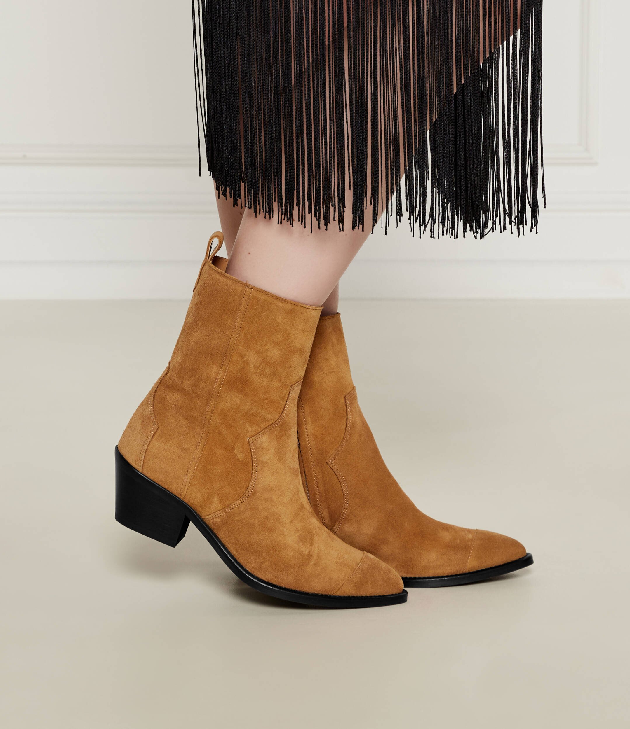 ALOHAS Cizme cowboy Austin | piele întoarsă