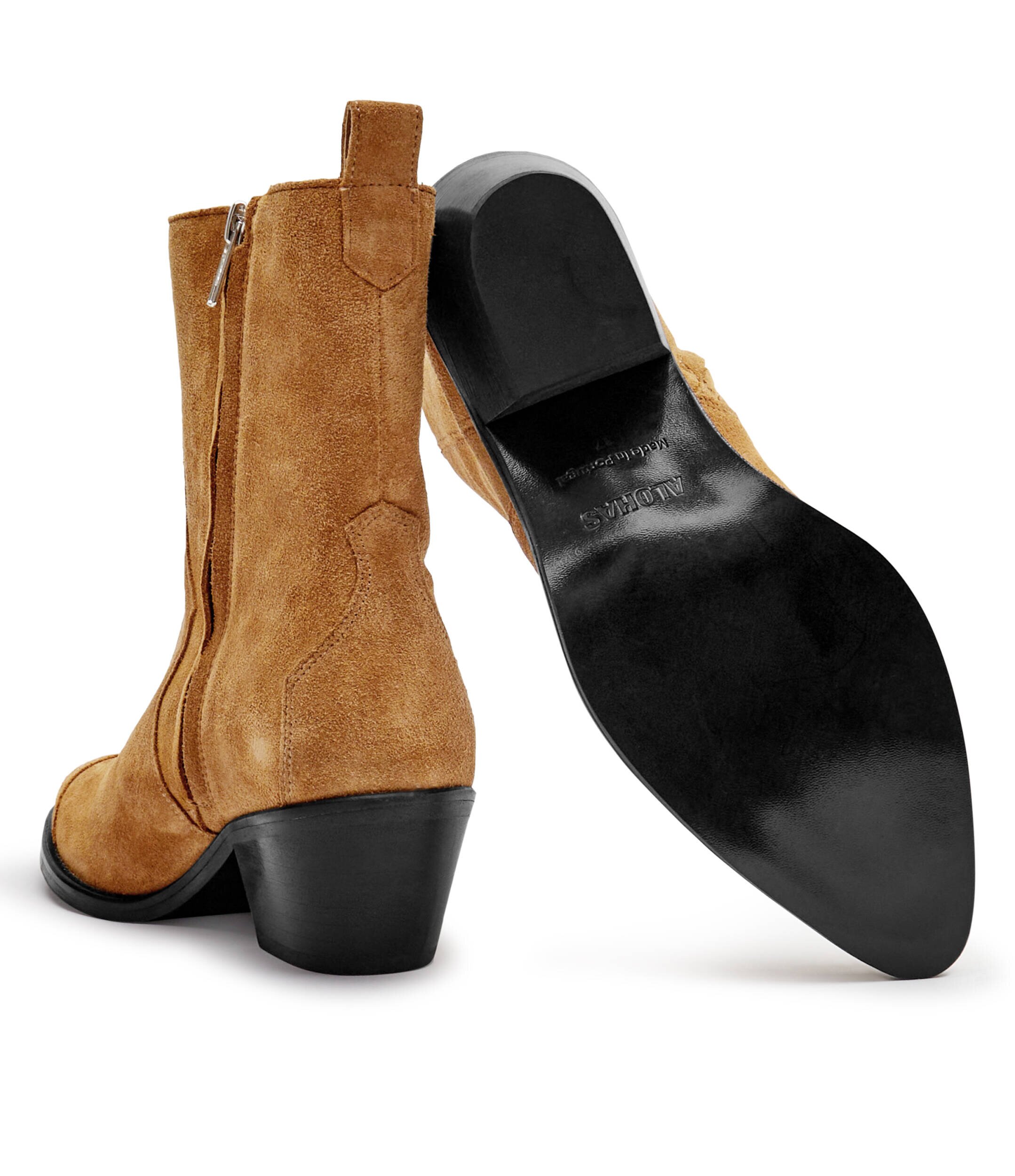 ALOHAS Cizme cowboy Austin | piele întoarsă