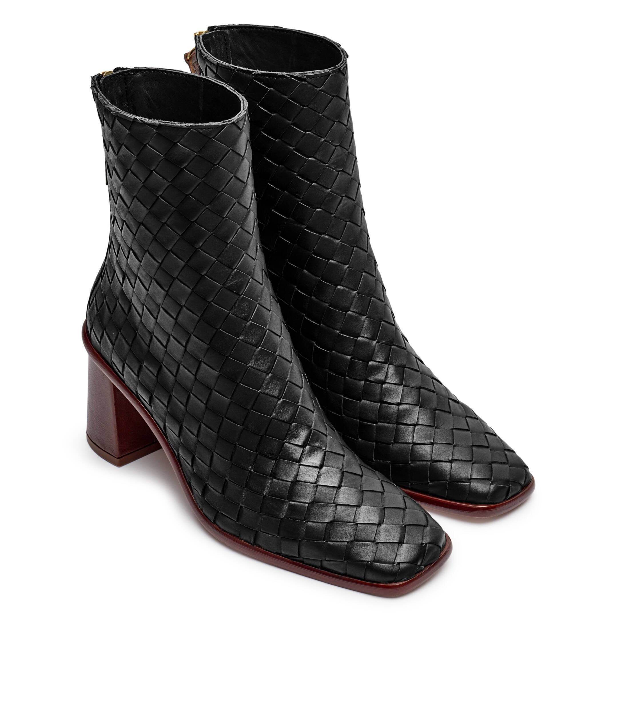 ALOHAS De piele botine cu toc