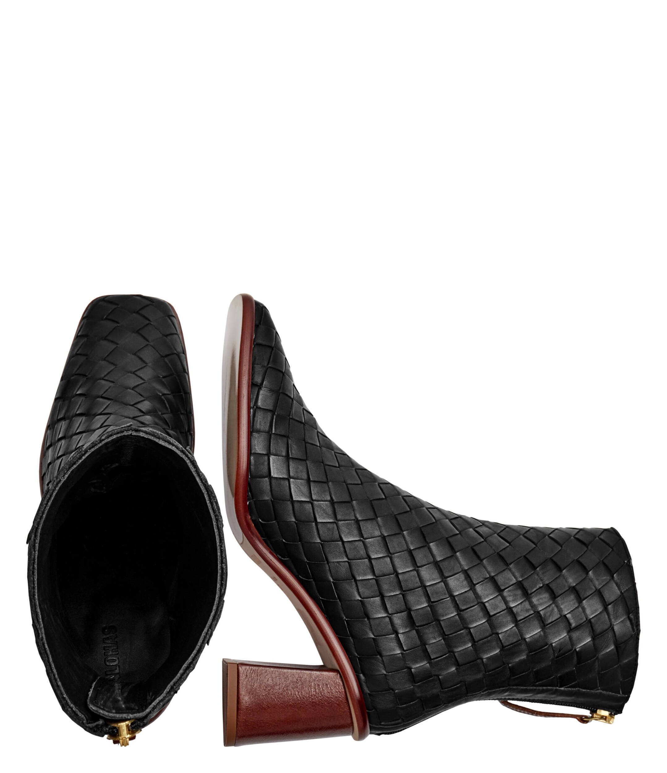 ALOHAS De piele botine cu toc