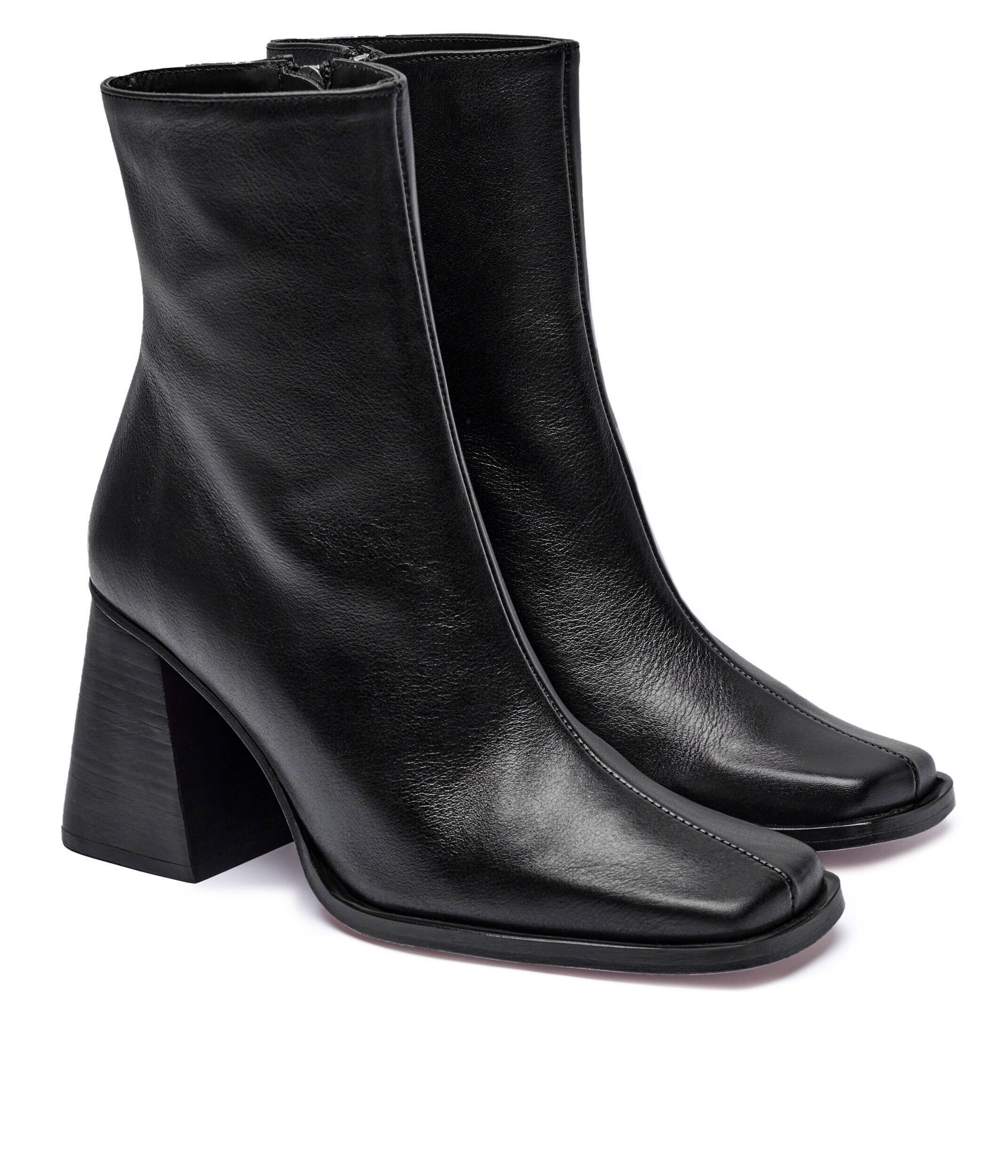 ALOHAS De piele botine cu toc South