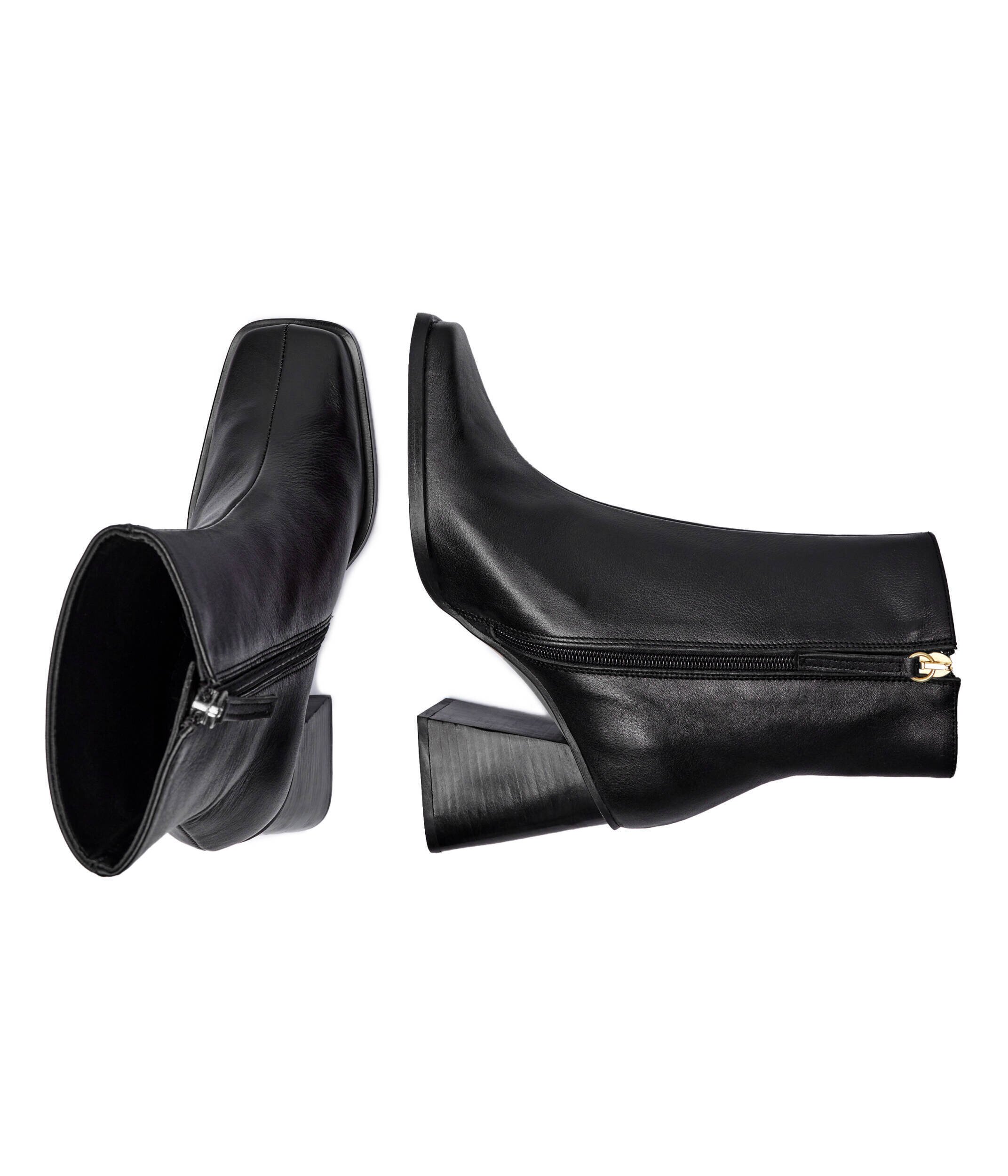 ALOHAS De piele botine cu toc South