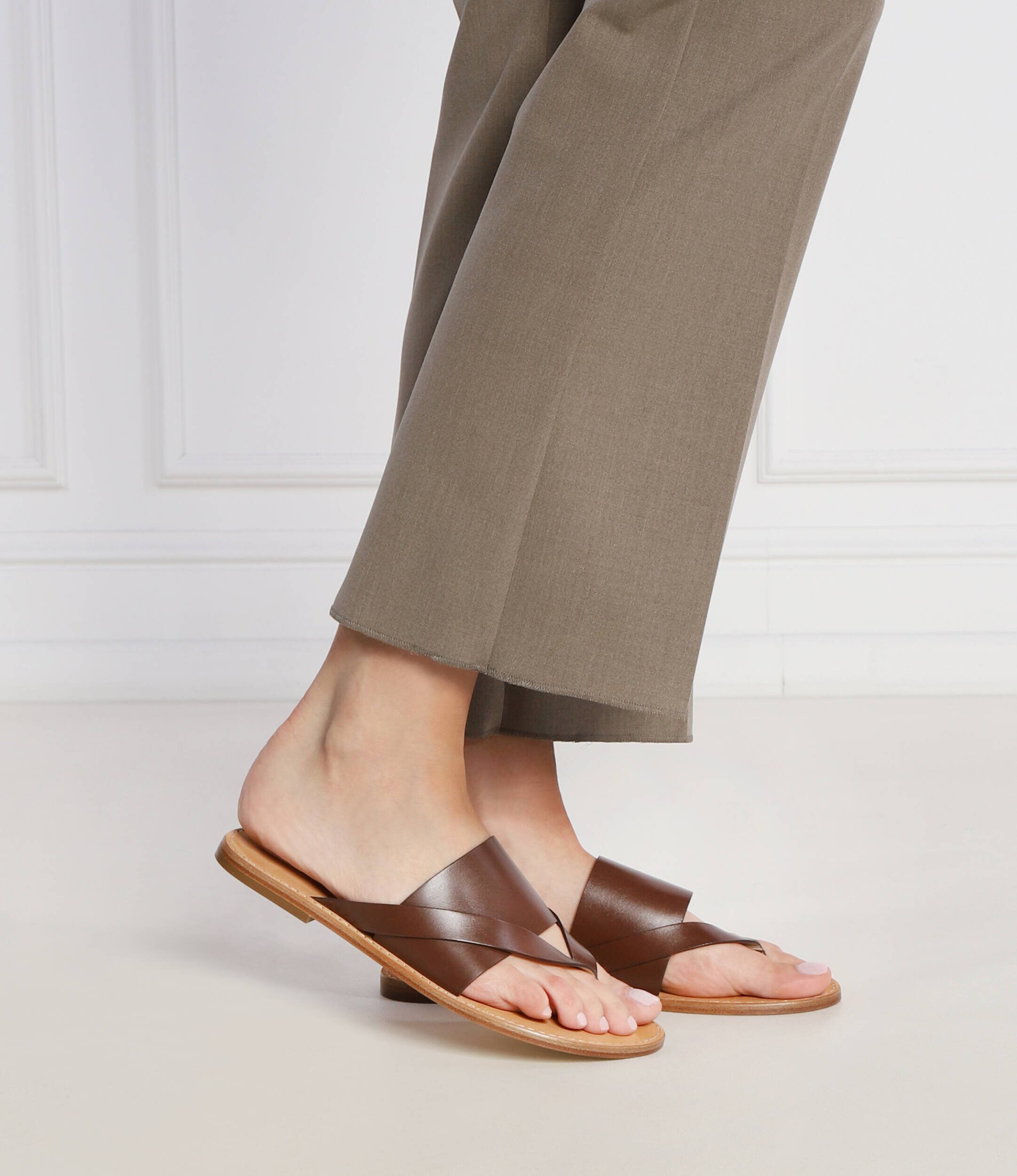 ALOHAS De piele flip flops
