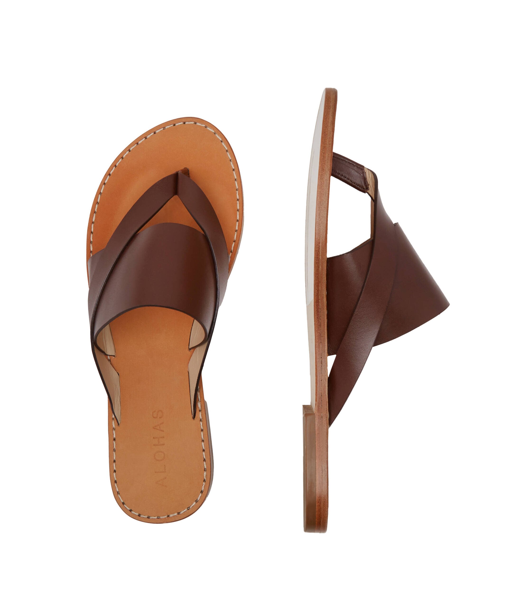 ALOHAS De piele flip flops