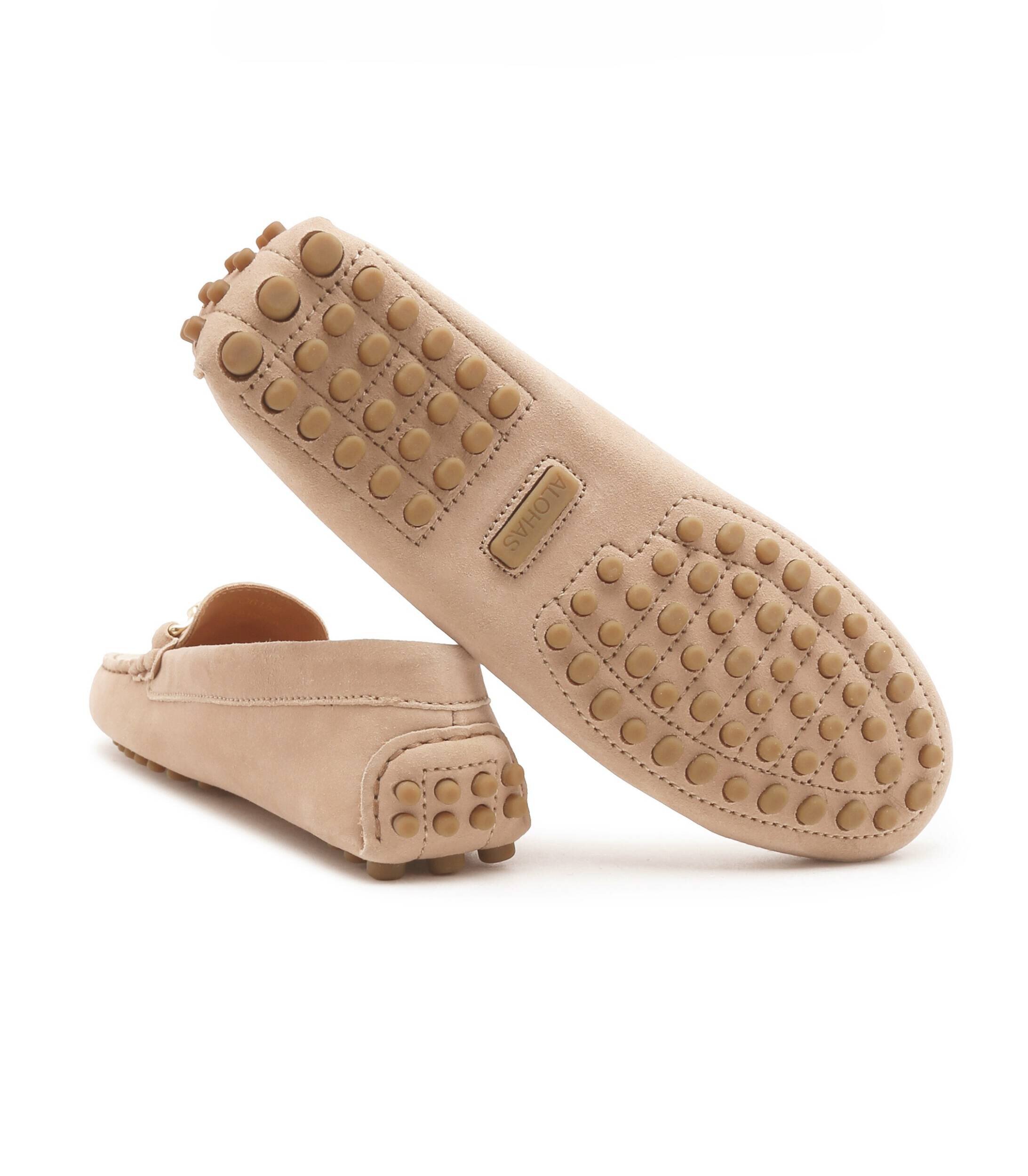 ALOHAS Mocasini | piele întoarsă