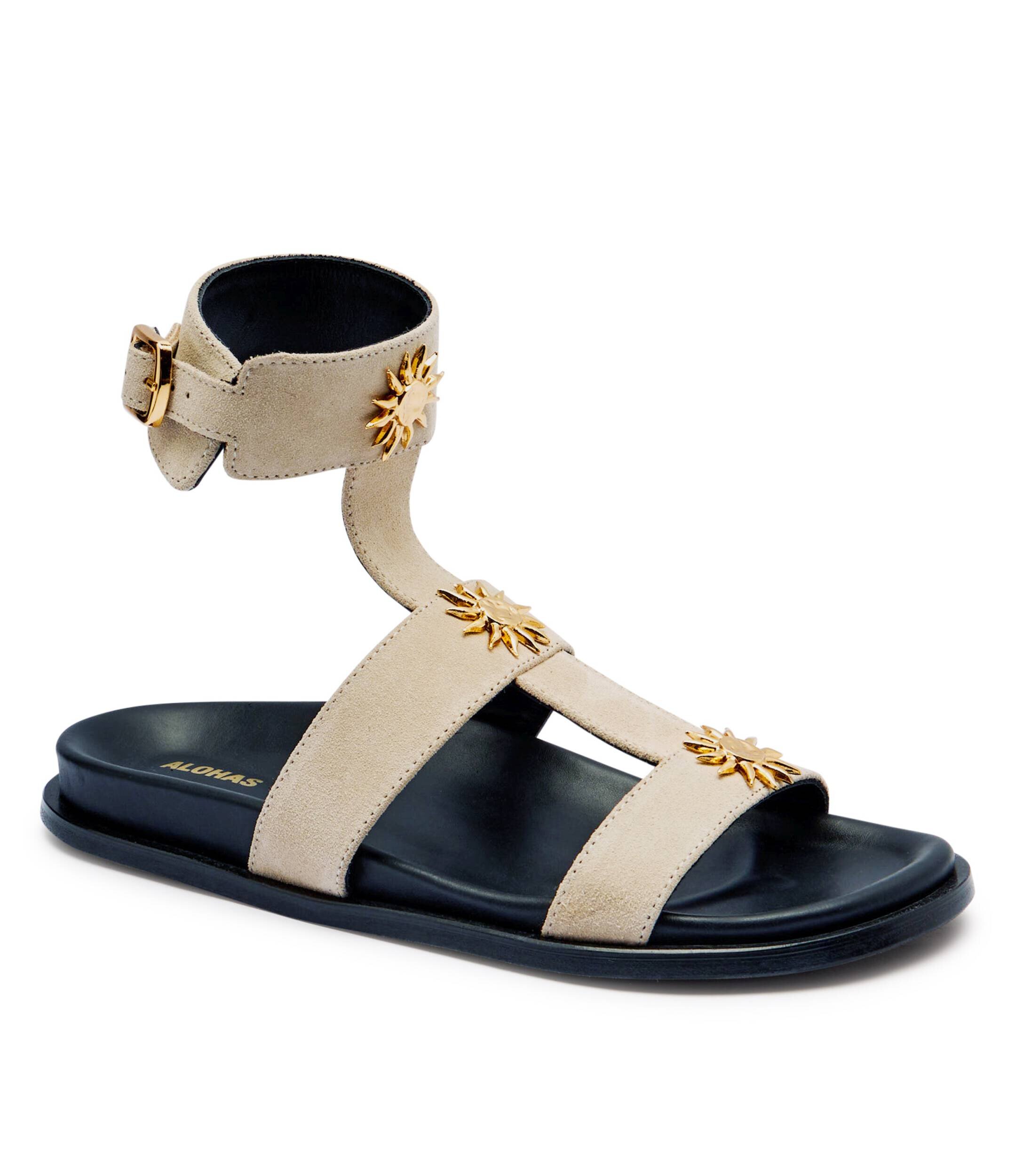 ALOHAS Sandale Clarisa | piele întoarsă