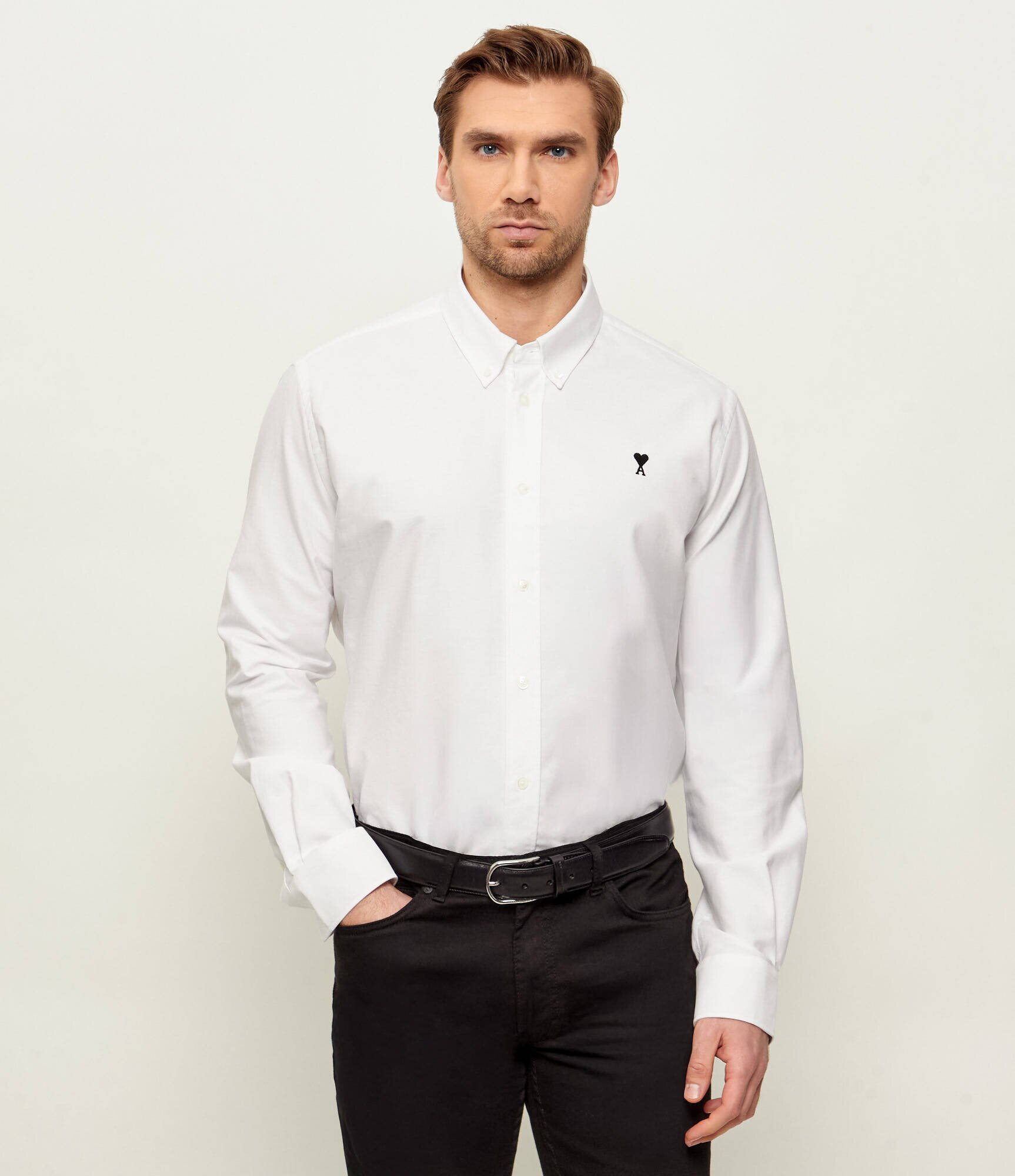 AMI Paris Cămașă | Classic fit oxford