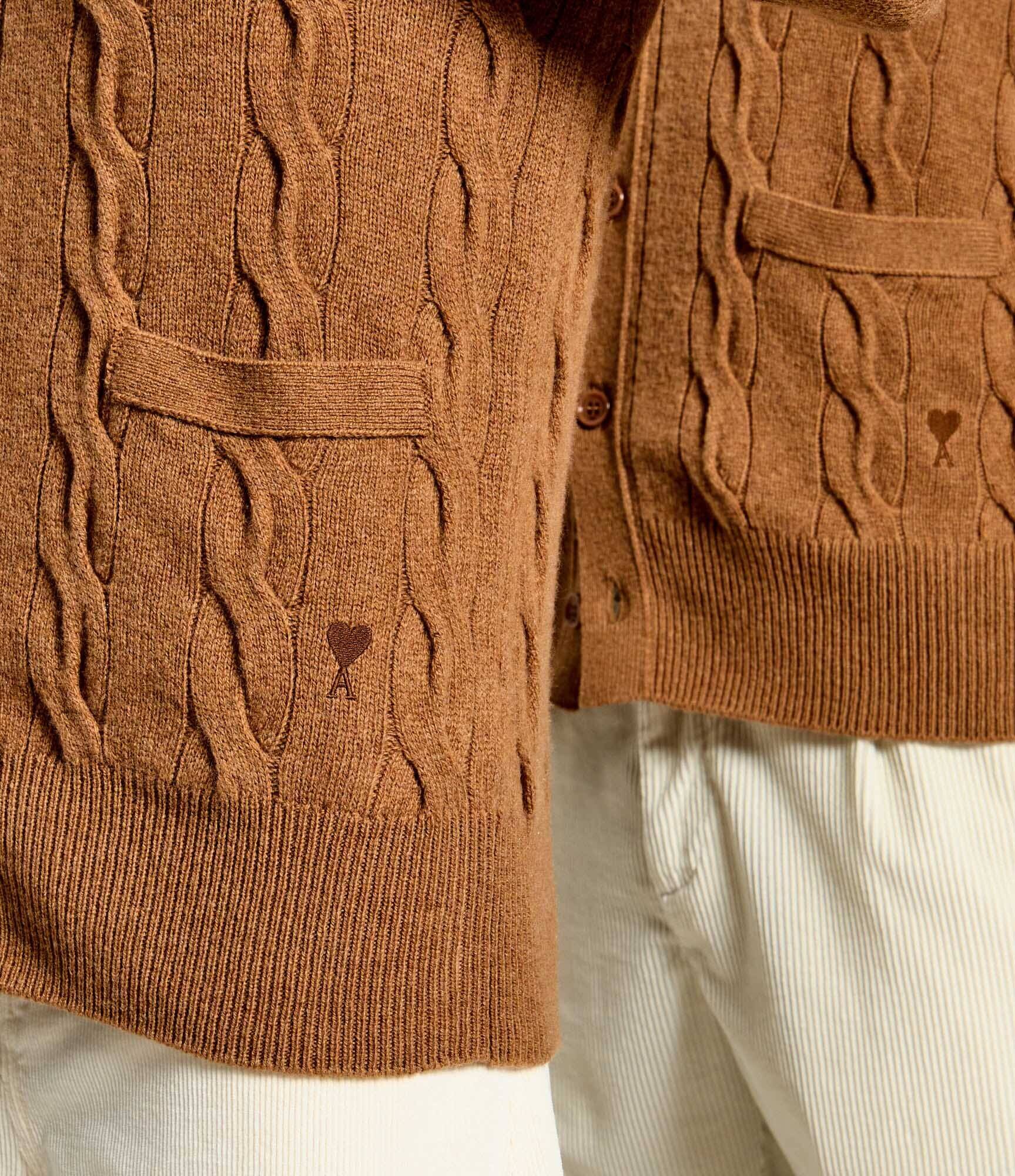AMI Paris De lână cardigan | Classic fit