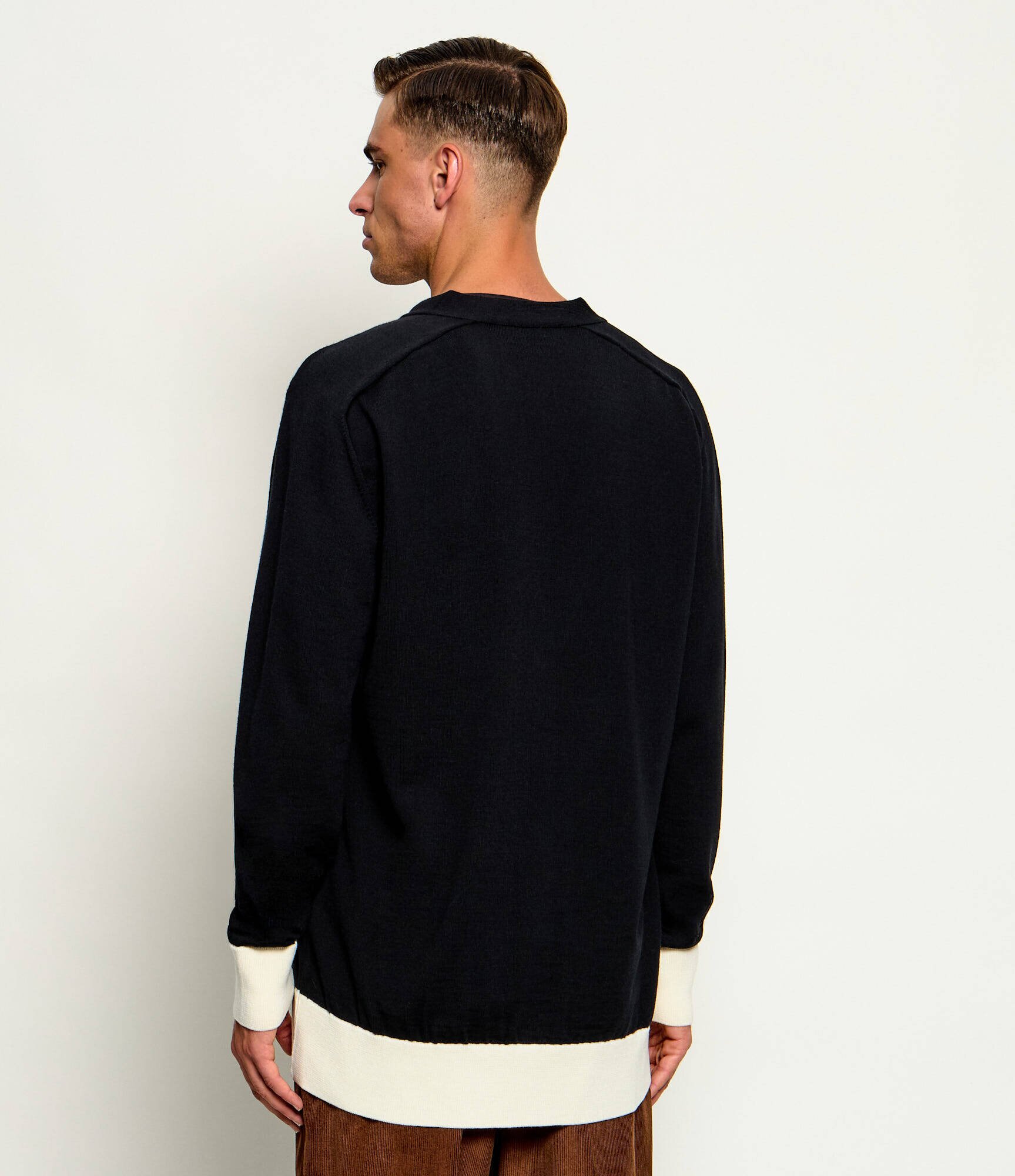 AMI Paris De lână cardigan | Oversize fit