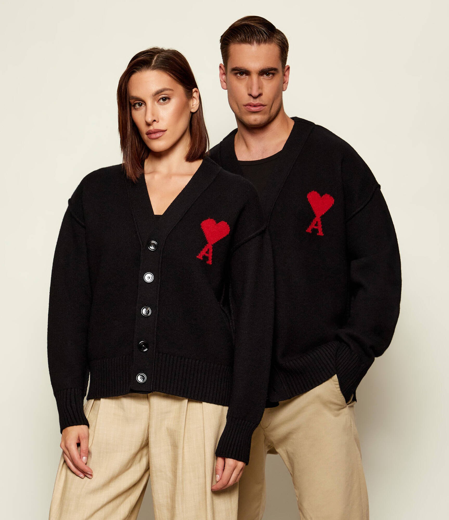AMI Paris De lână cardigan | regular fit