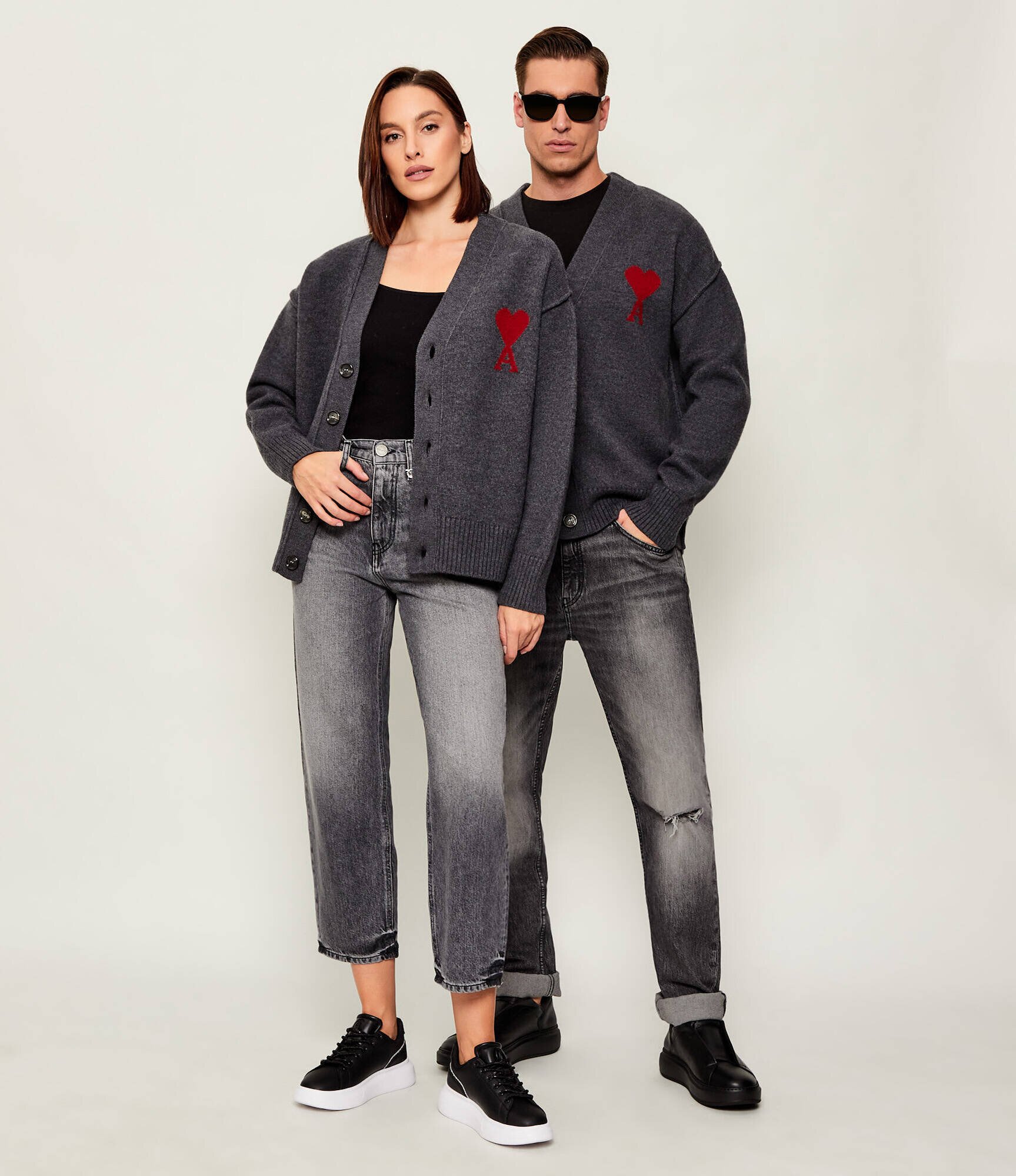 AMI Paris De lână cardigan | regular fit