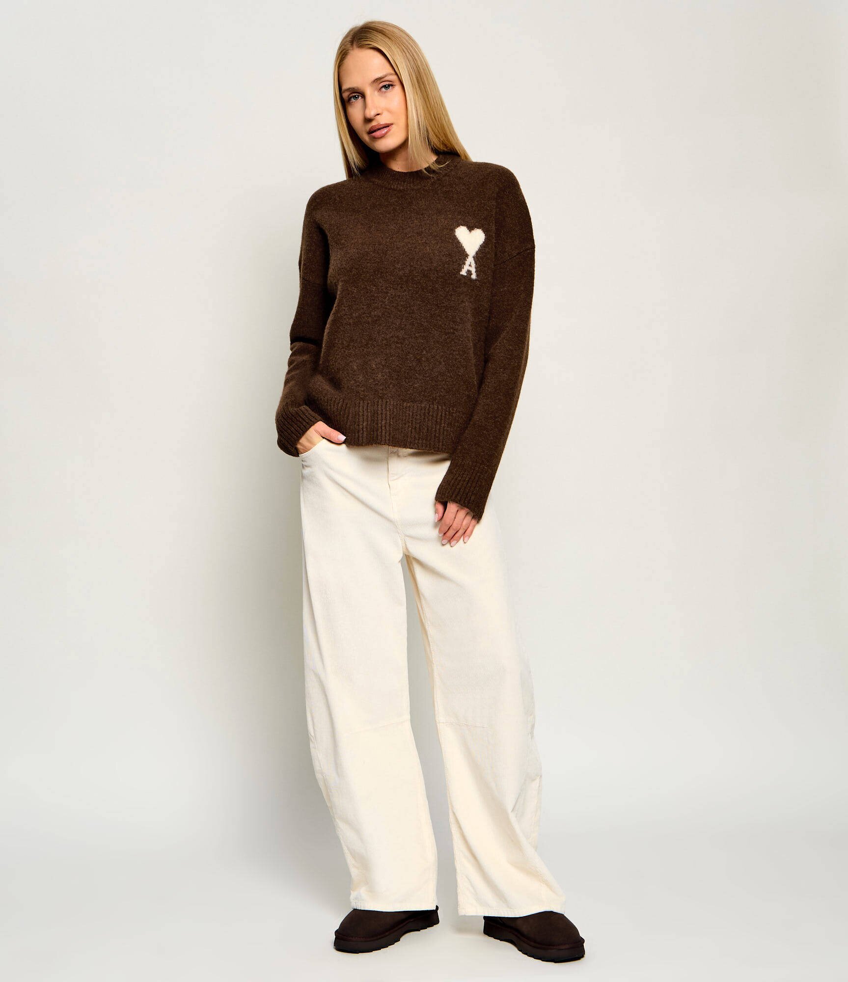 AMI Paris De lână pulover | Classic fit