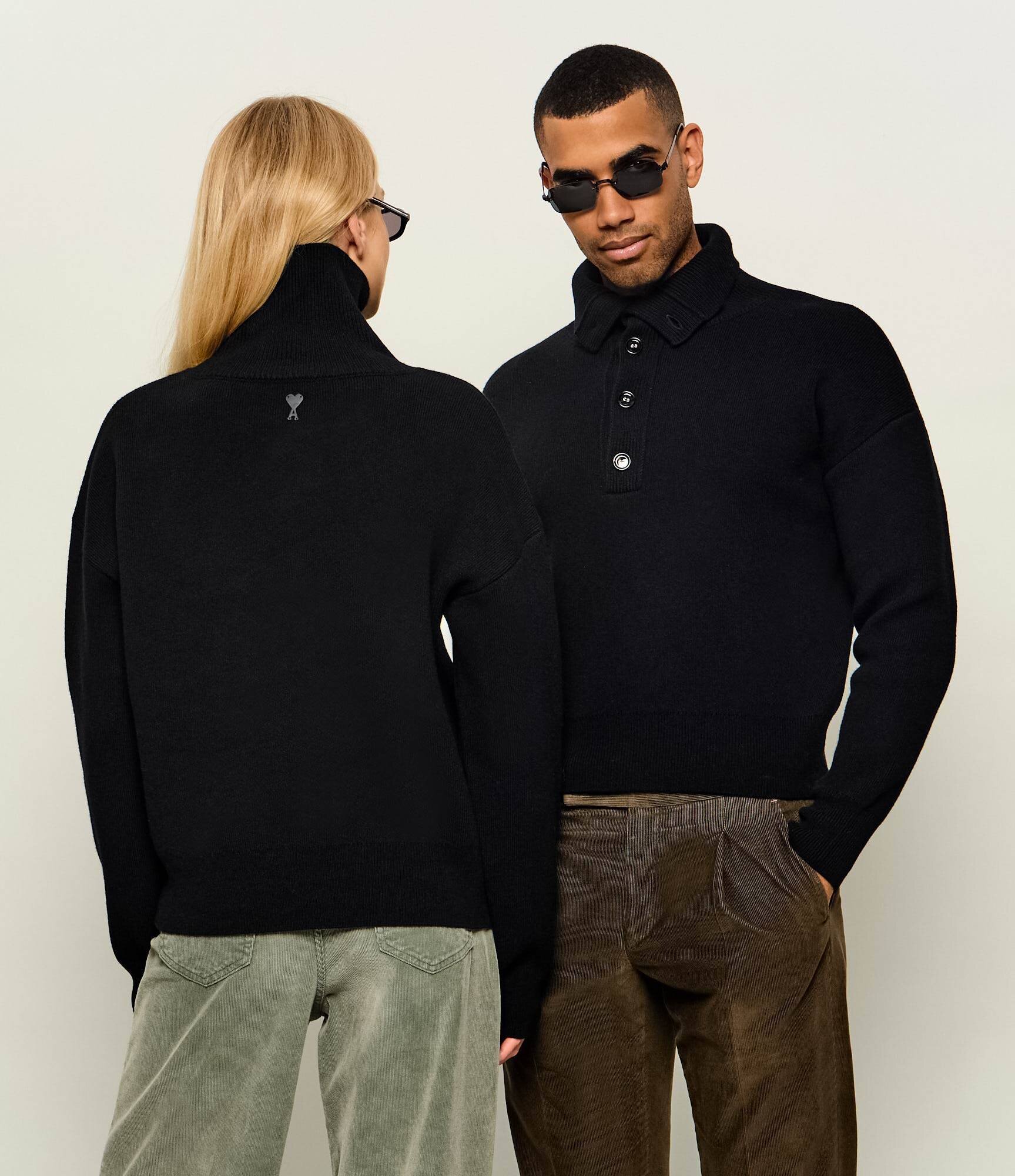 AMI Paris De lână pulover | Relaxed fit