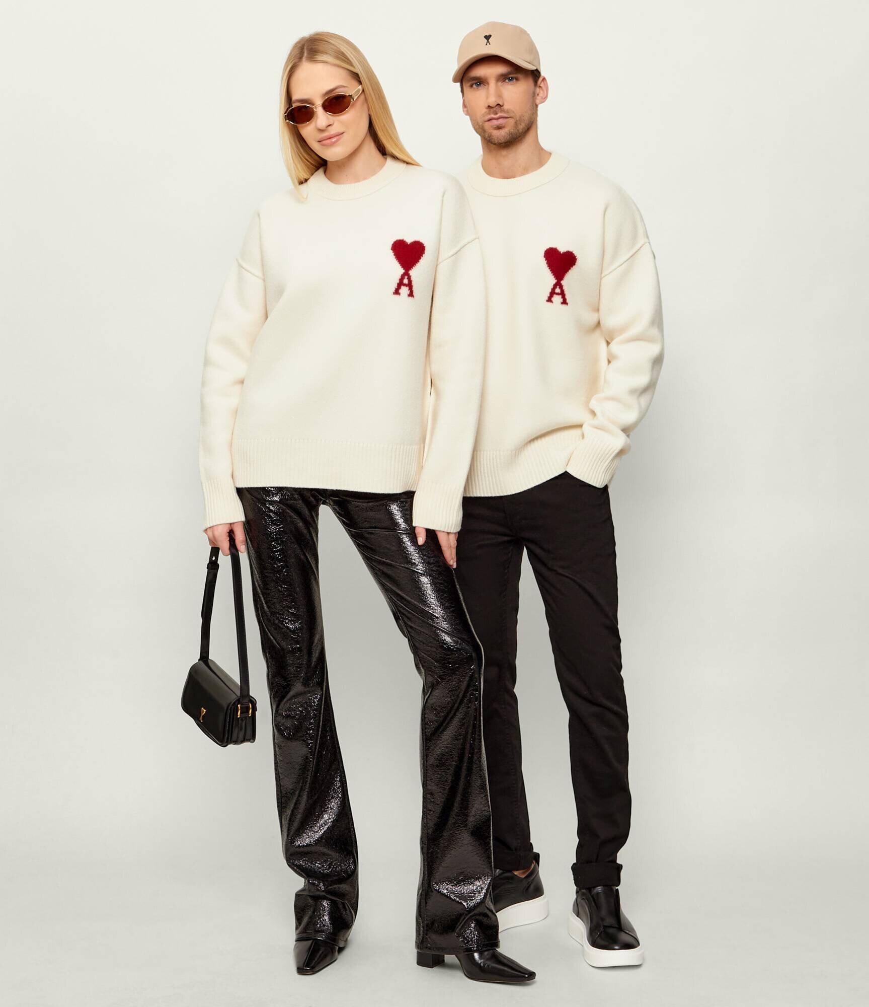 AMI Paris De lână pulover | Relaxed fit