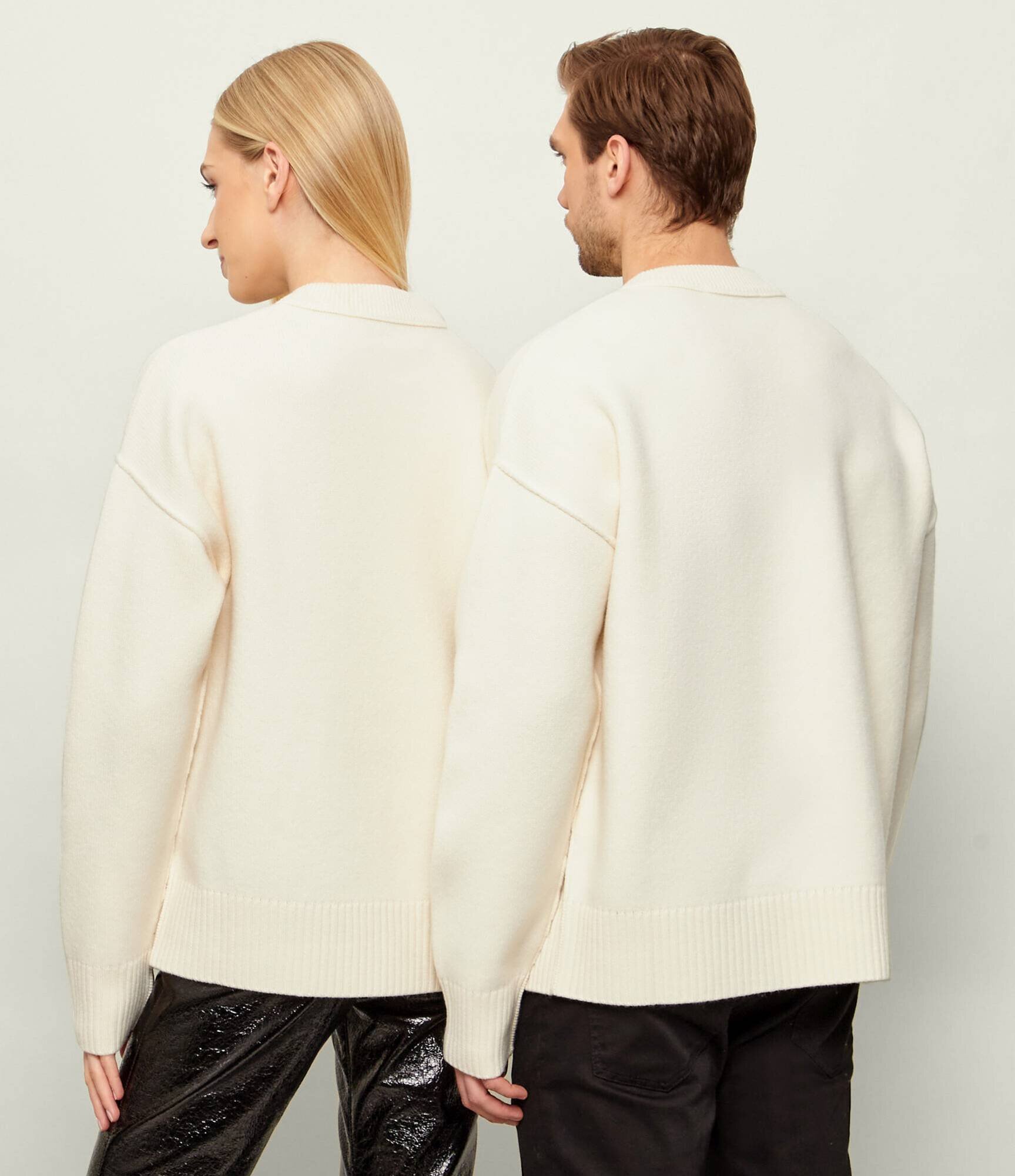 AMI Paris De lână pulover | Relaxed fit