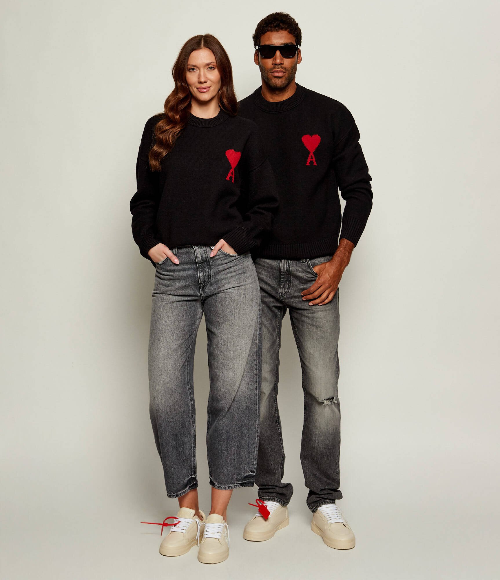 AMI Paris De lână pulover | Relaxed fit