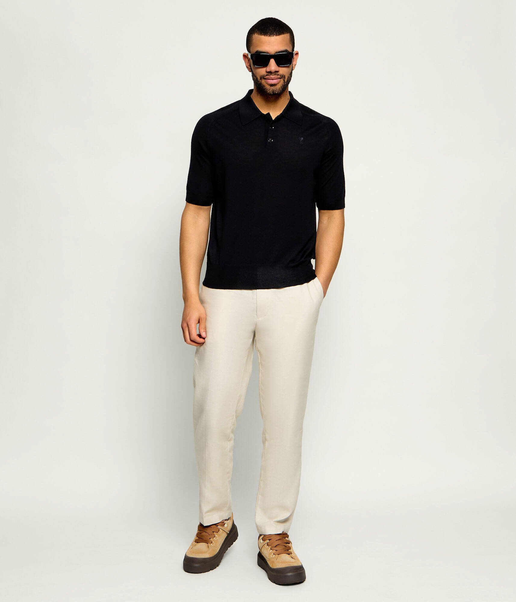 AMI Paris De lână pulover | Slim Fit