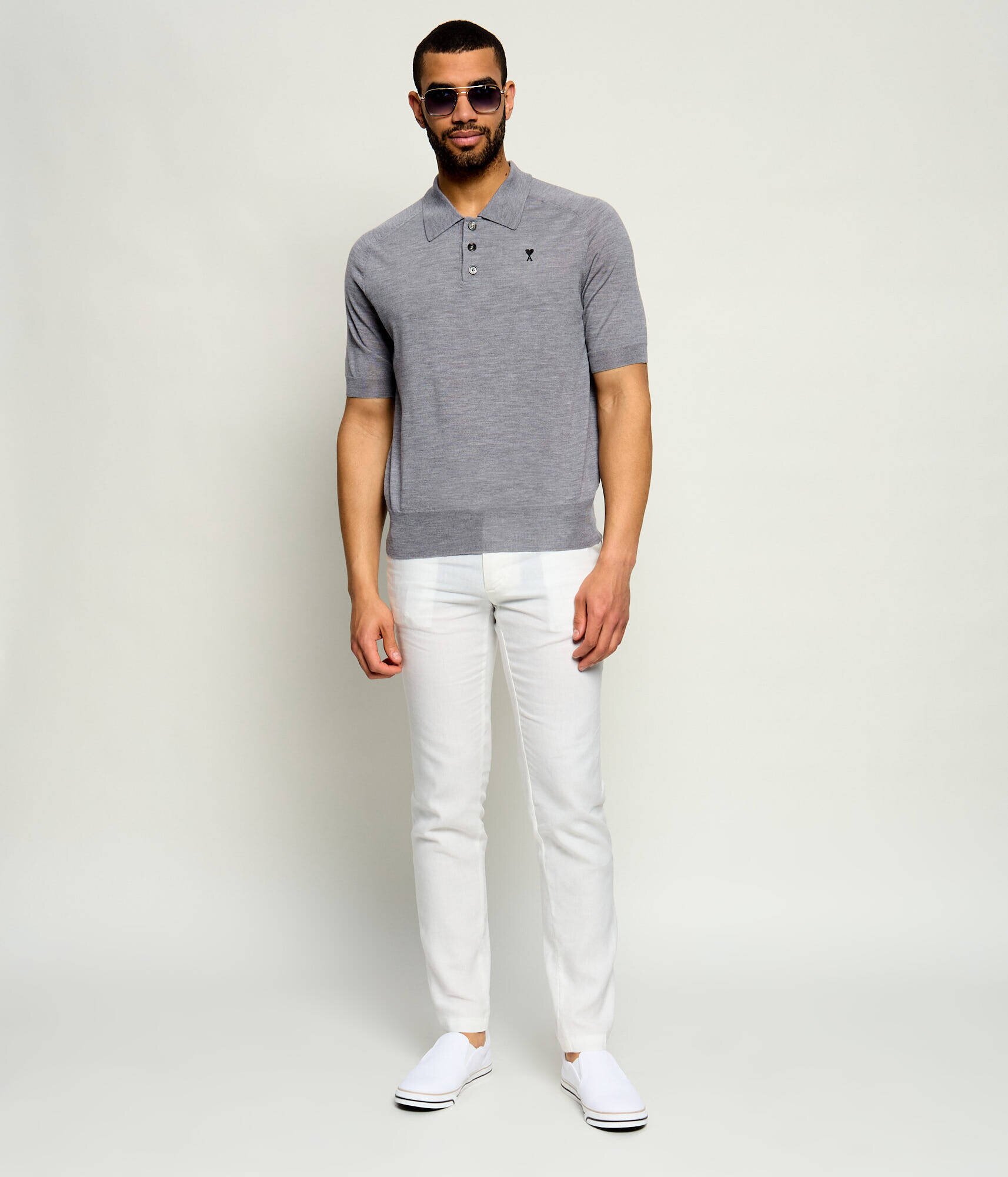 AMI Paris De lână pulover | Slim Fit