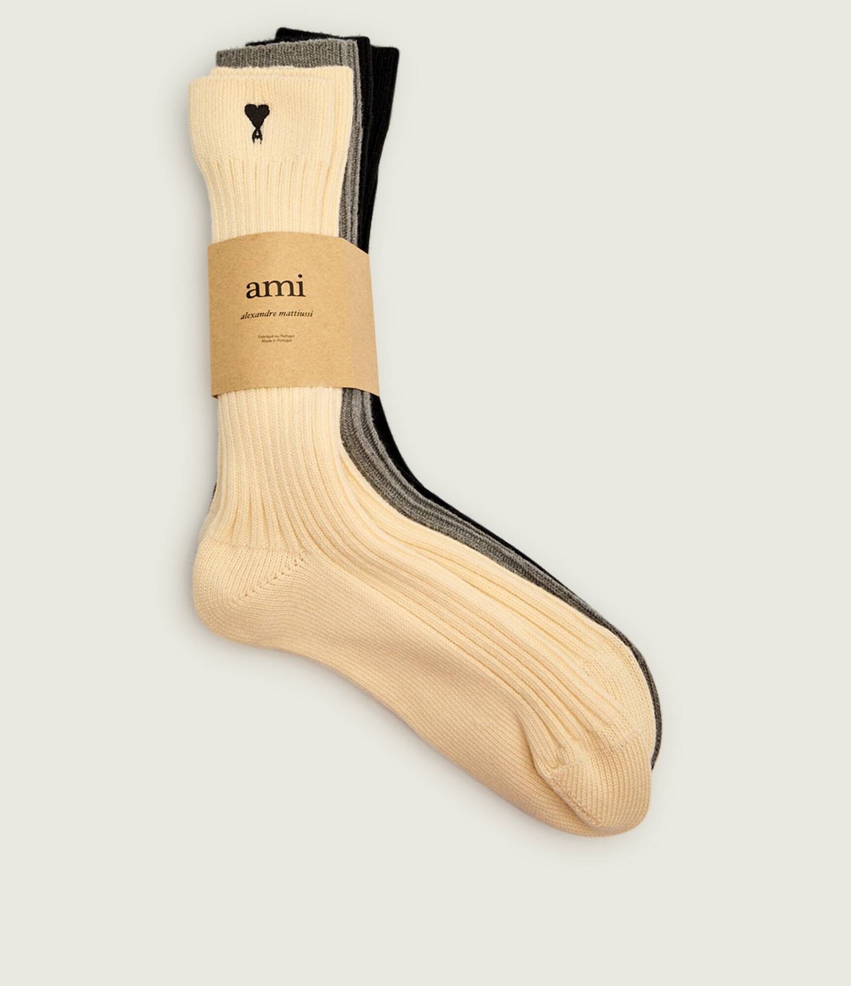 AMI Paris Șosete 3-pack