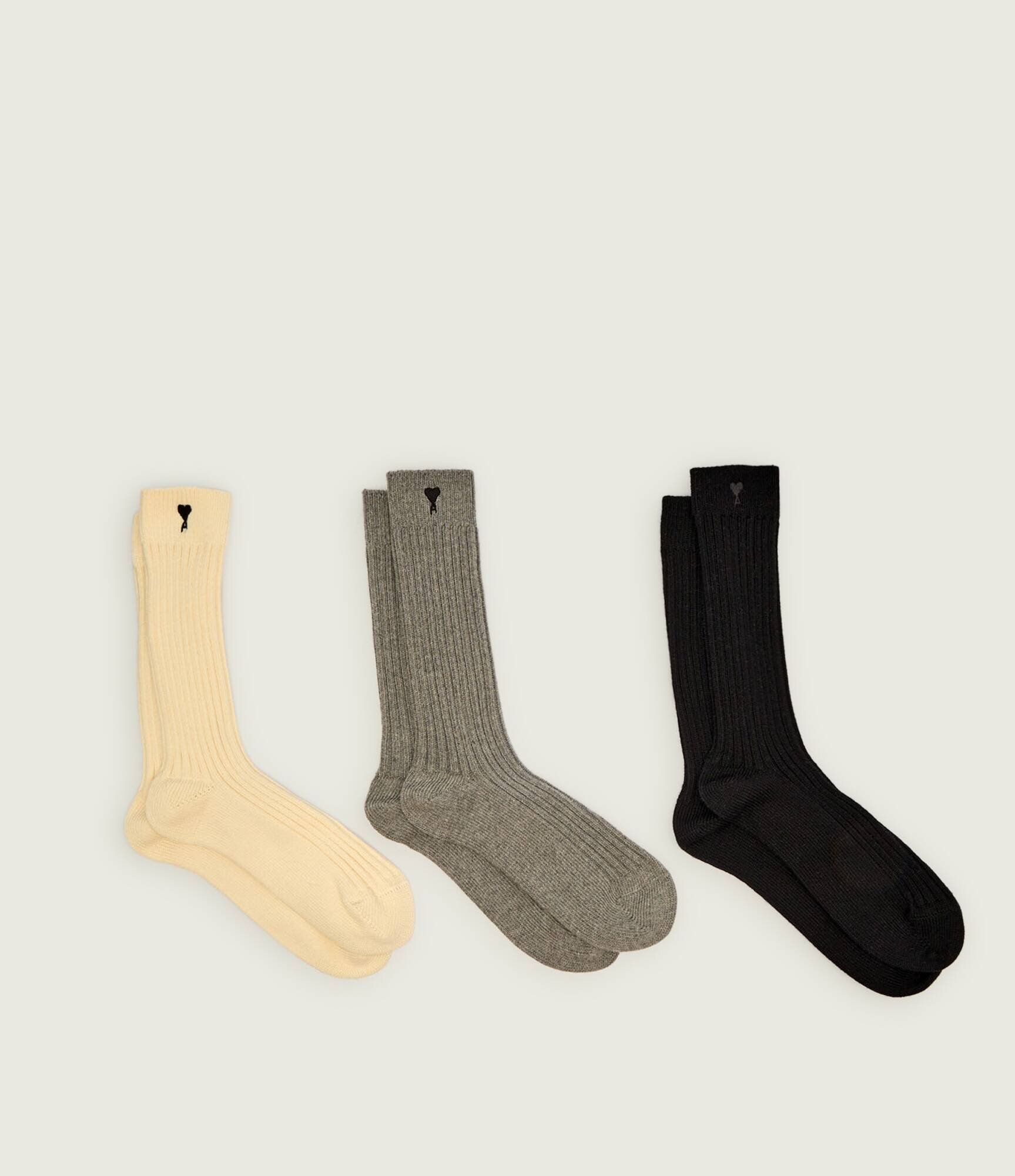 AMI Paris Șosete 3-pack