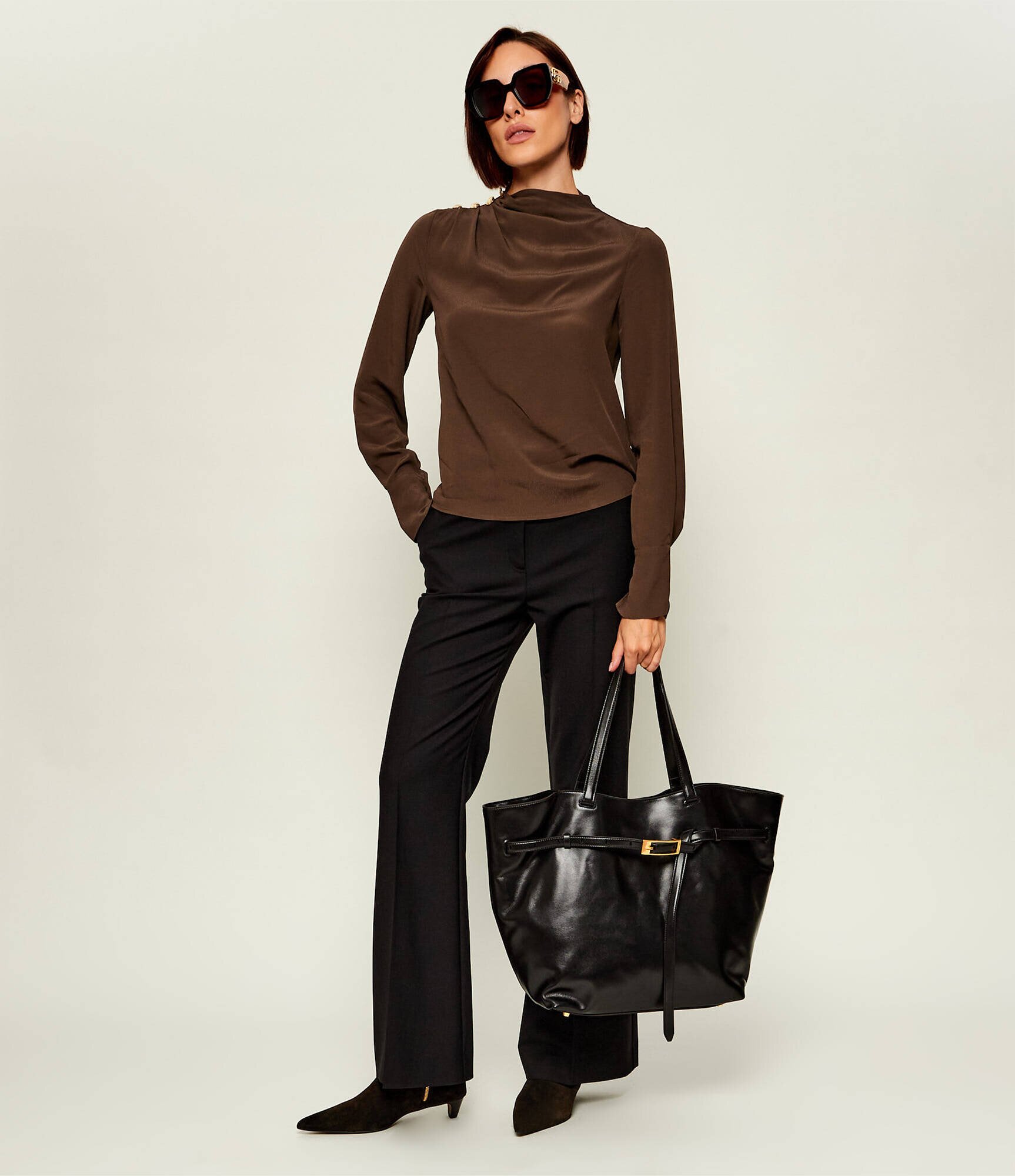 Anine Bing De piele geantă shopper Elly