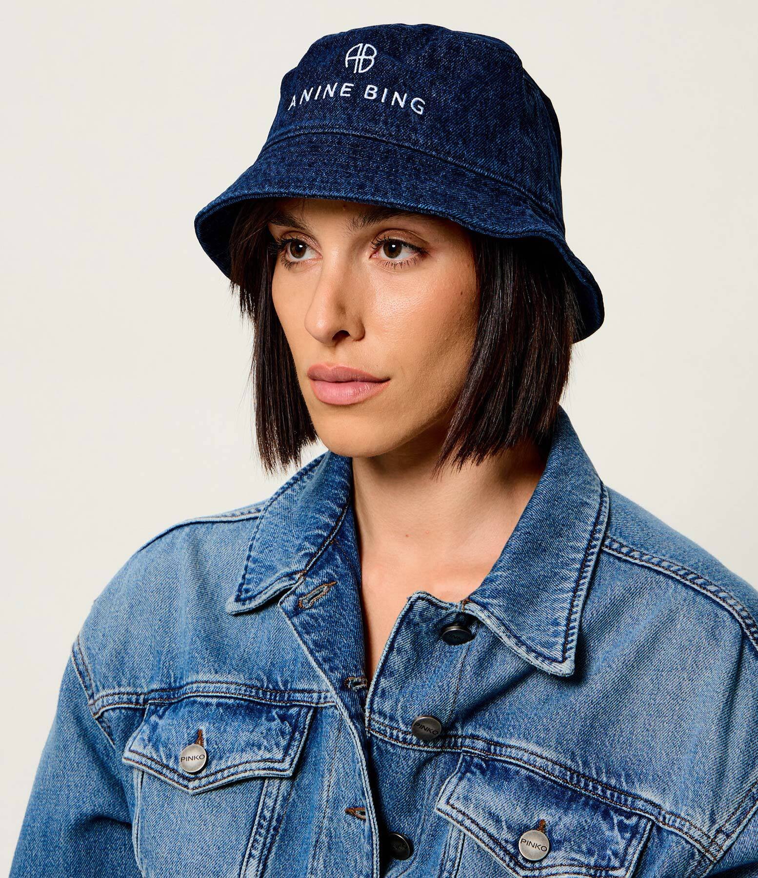 Anine Bing Denim pălărie Nicks