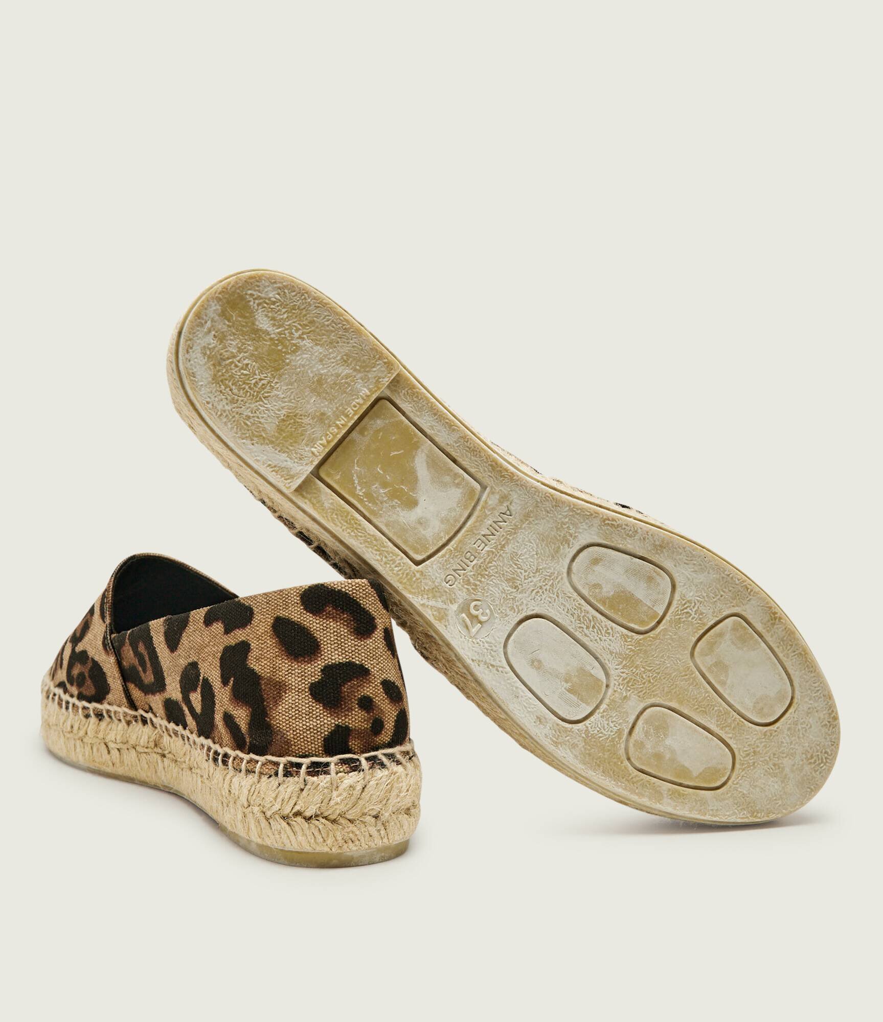 Anine Bing Espadrile PALOMA cu adaos de piele