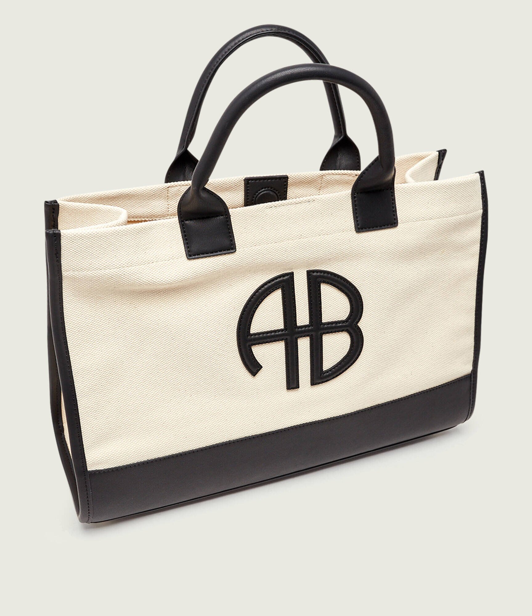 Anine Bing Geantă shopper MEDIUM LARA cu adaos de piele