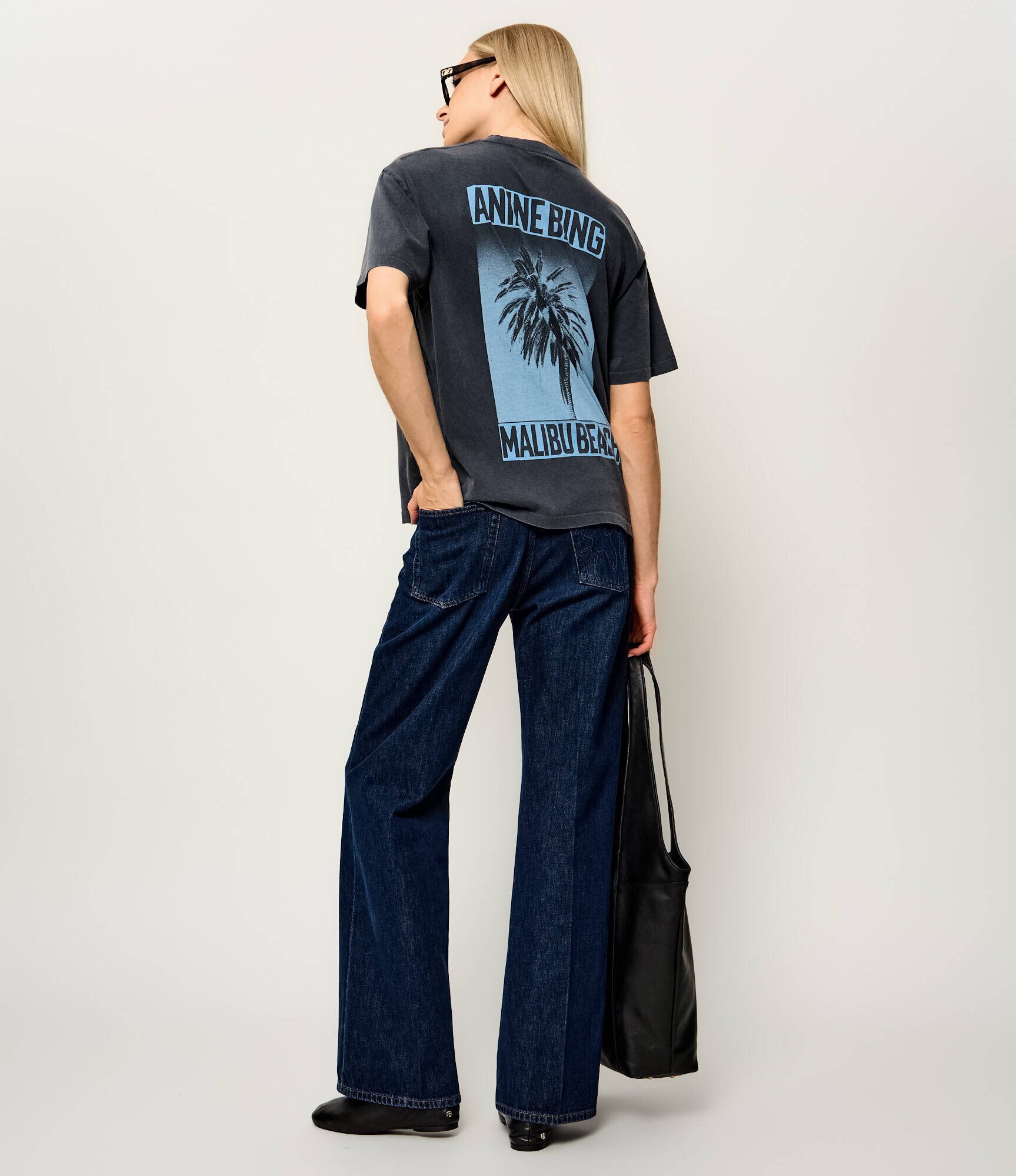 Anine Bing Tricou Cade Palm | Relaxed fit