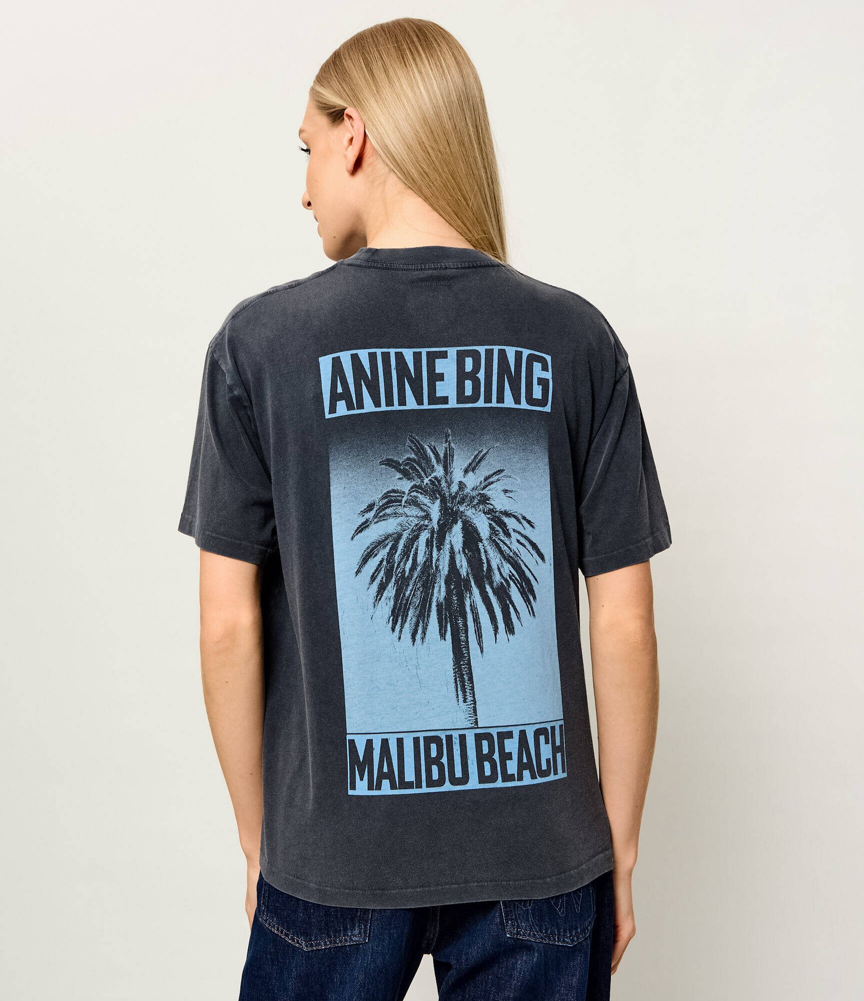 Anine Bing Tricou Cade Palm | Relaxed fit