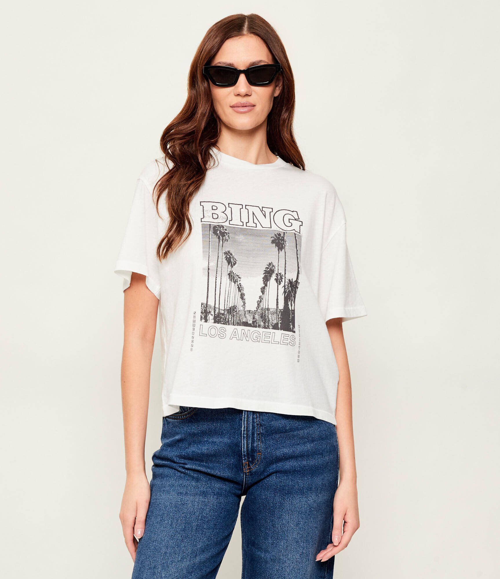 Anine Bing Tricou LOUIS TEE BING TOUR | Relaxed fit