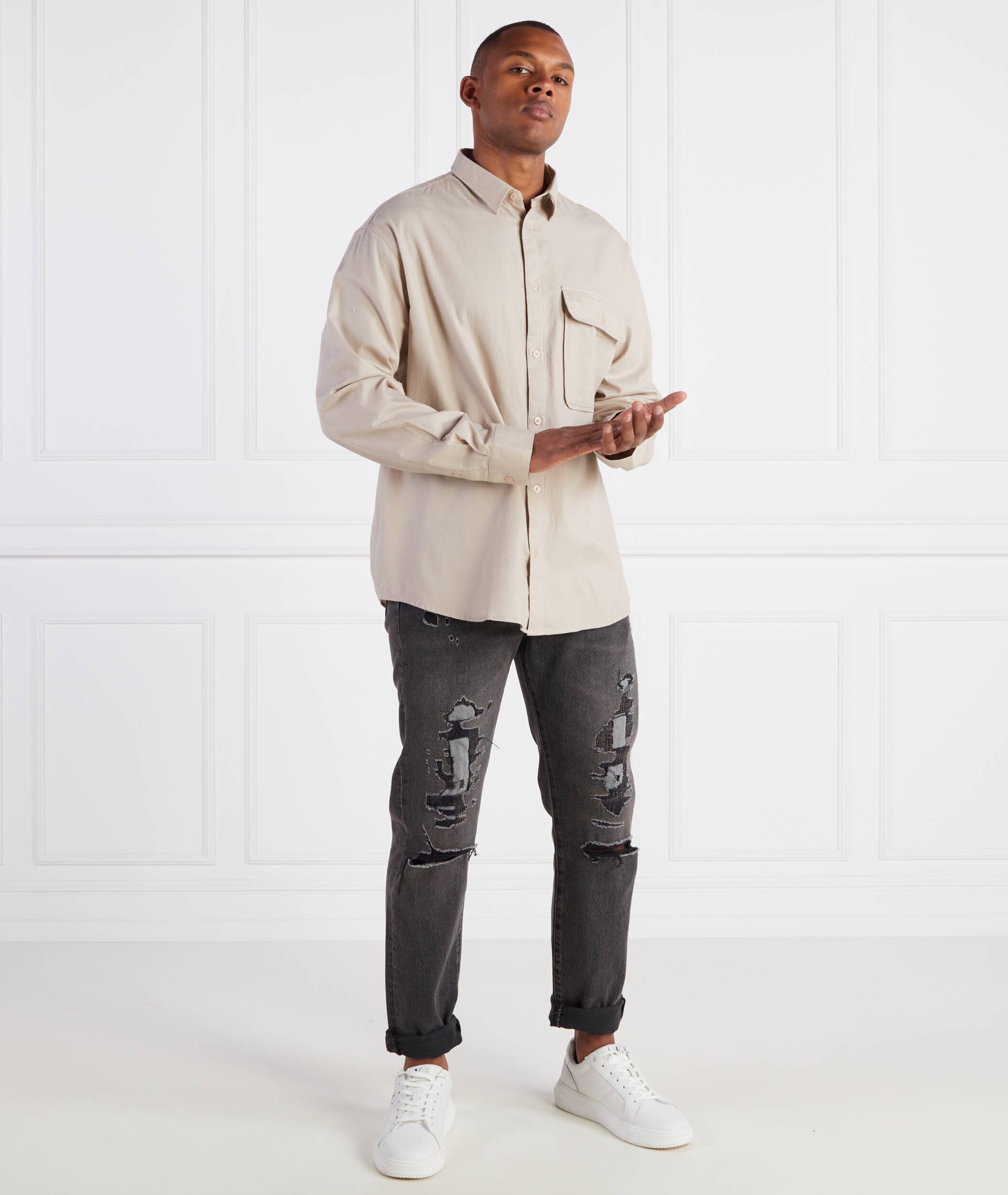 Armani Exchange Cămașă | Loose fit