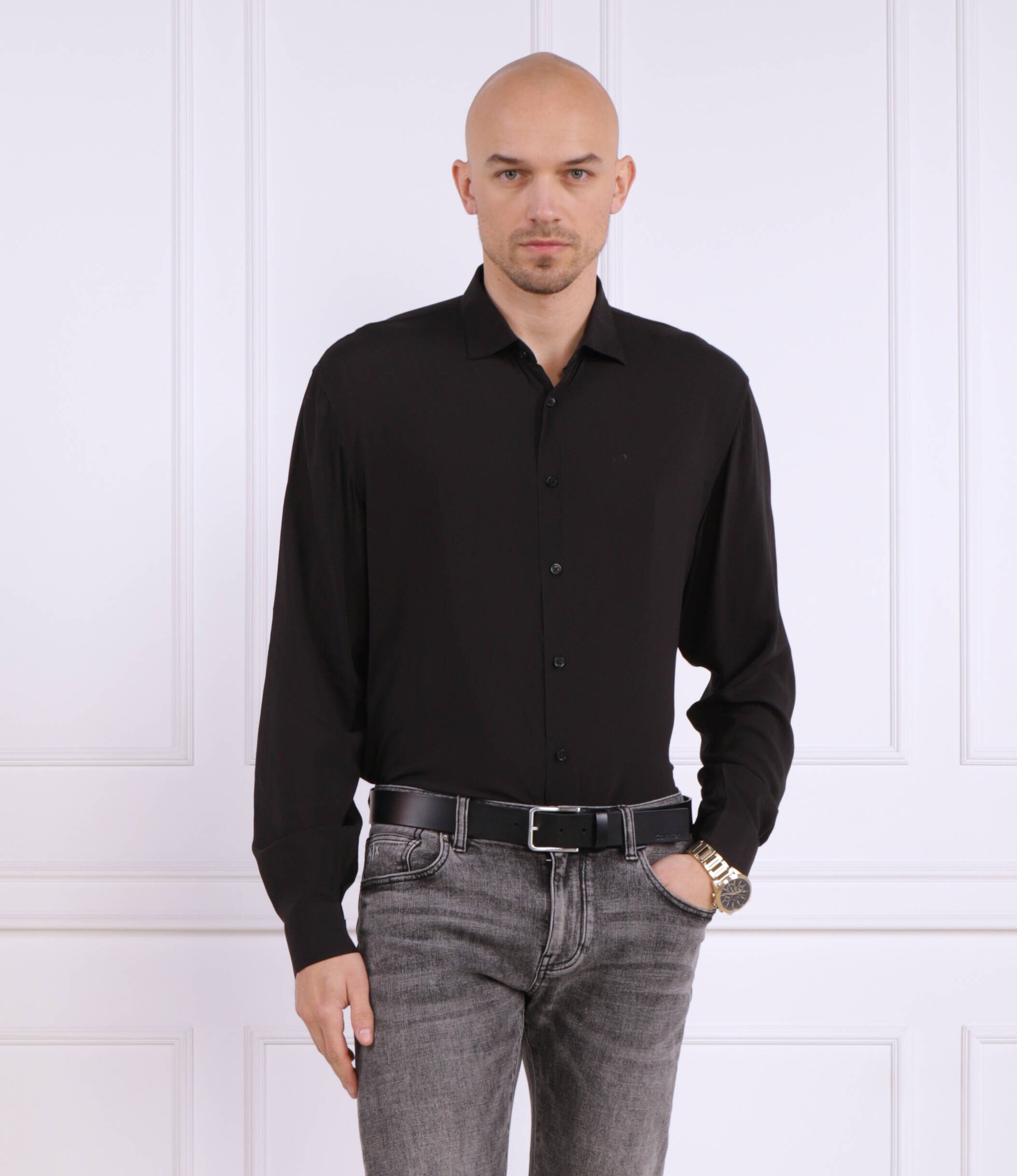 Armani Exchange Cămașă | Loose fit