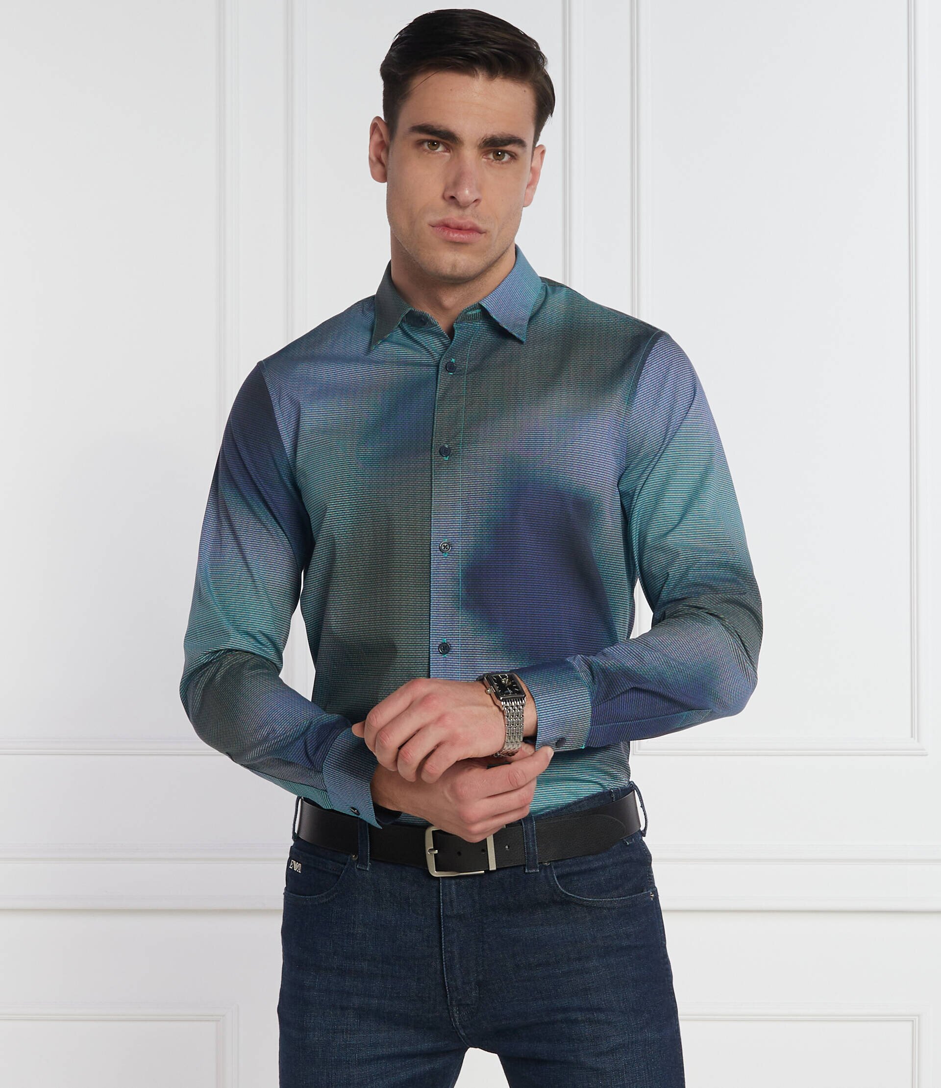 Armani Exchange Cămașă | Regular Fit