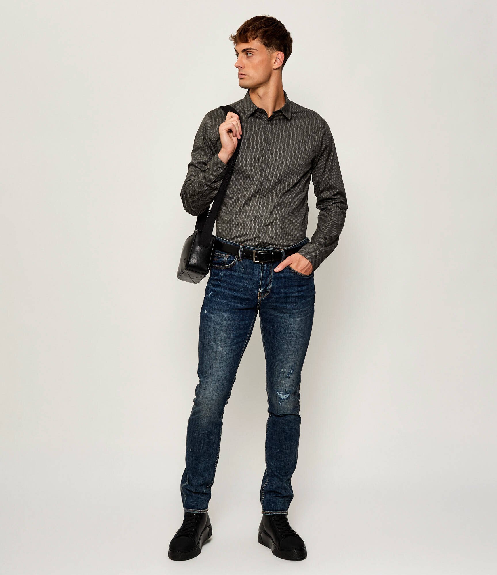 Armani Exchange Cămașă | Slim Fit