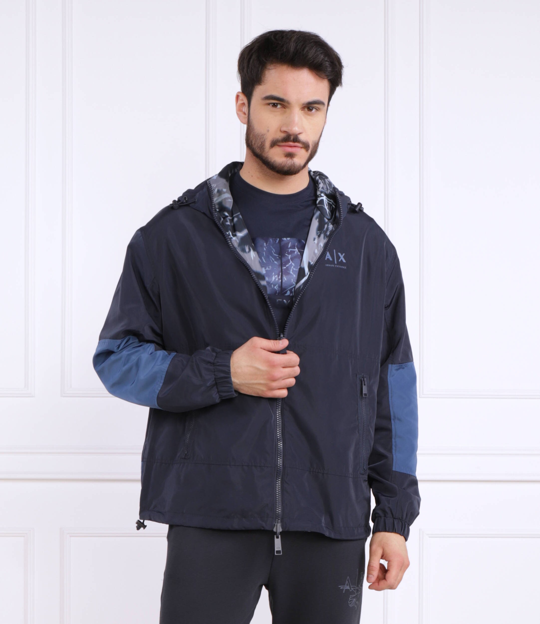 Armani Exchange Cu două fețe geacă